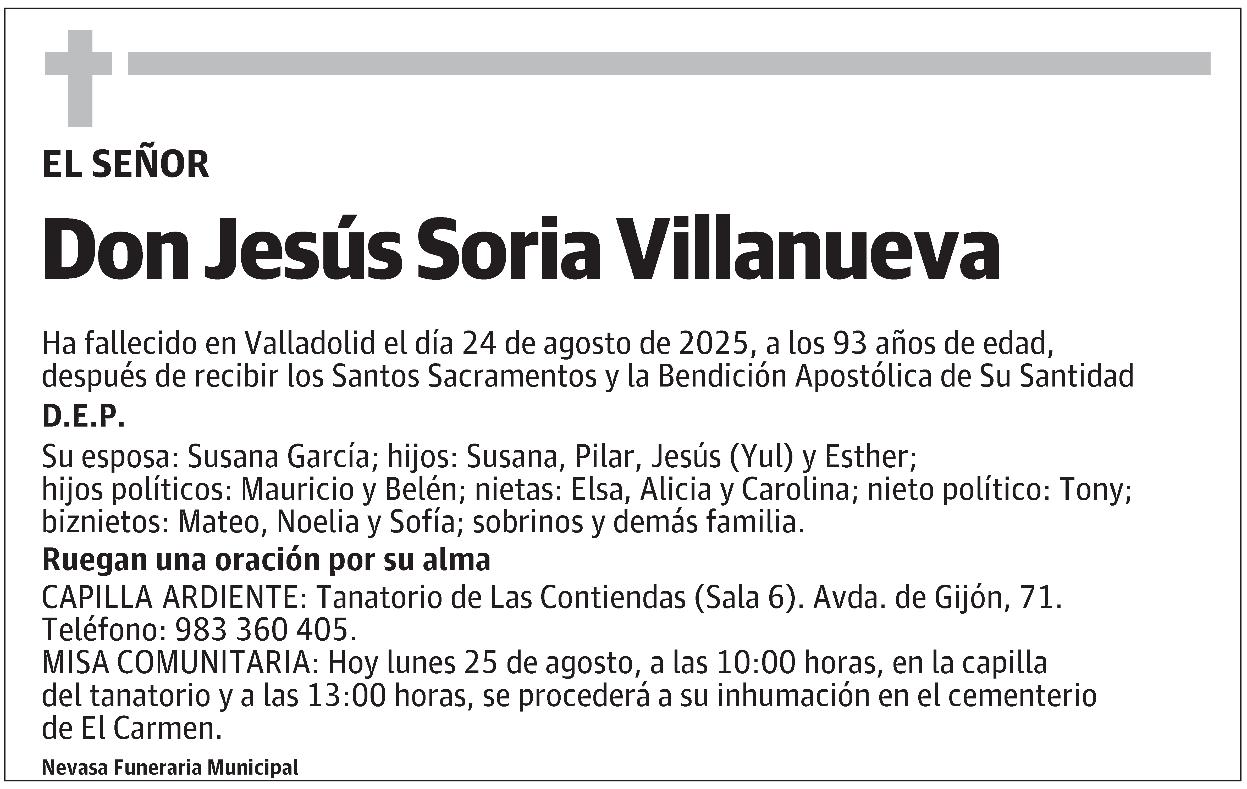 Jesús Soria Villanueva