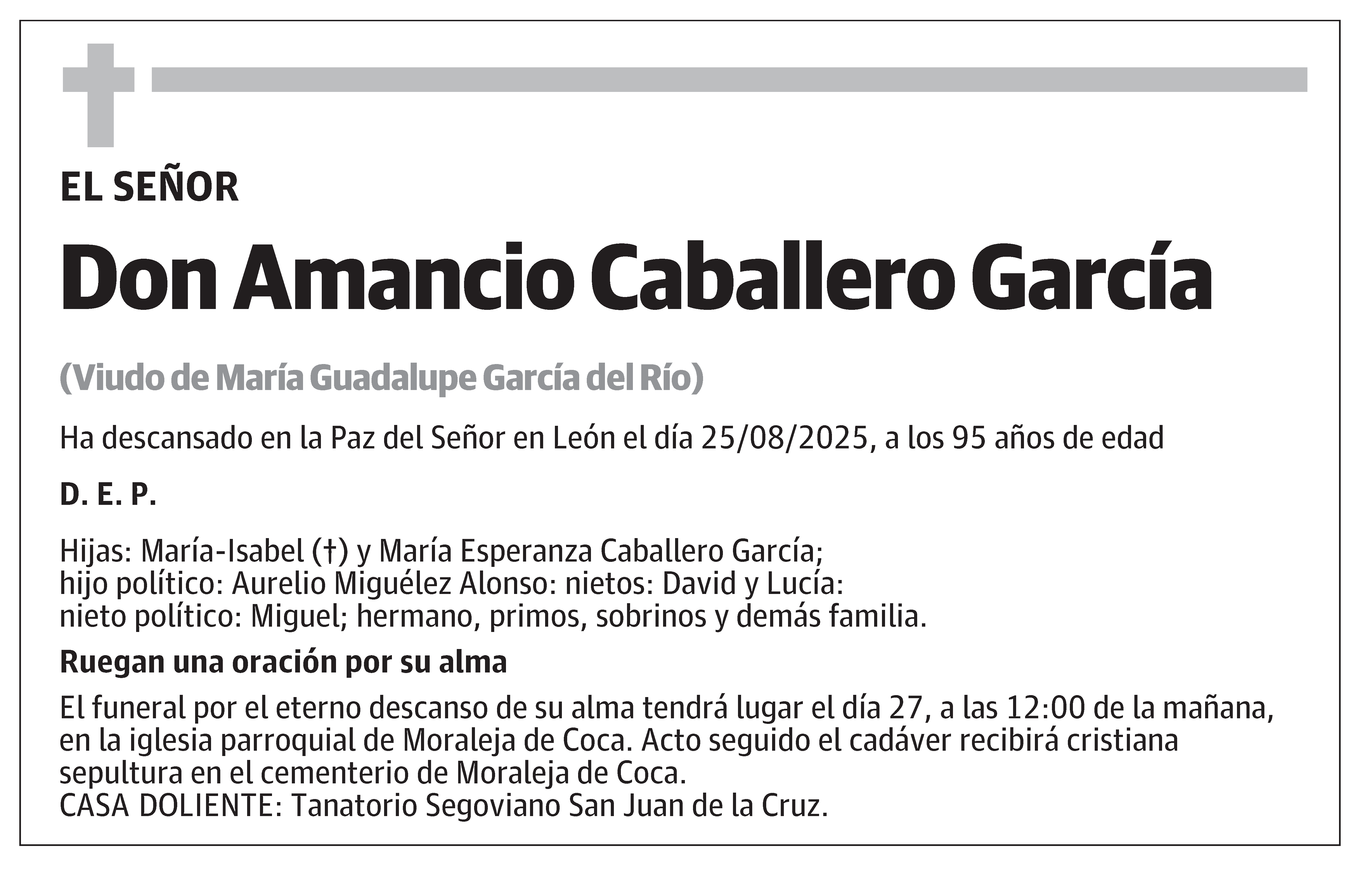 Amancio Caballero García