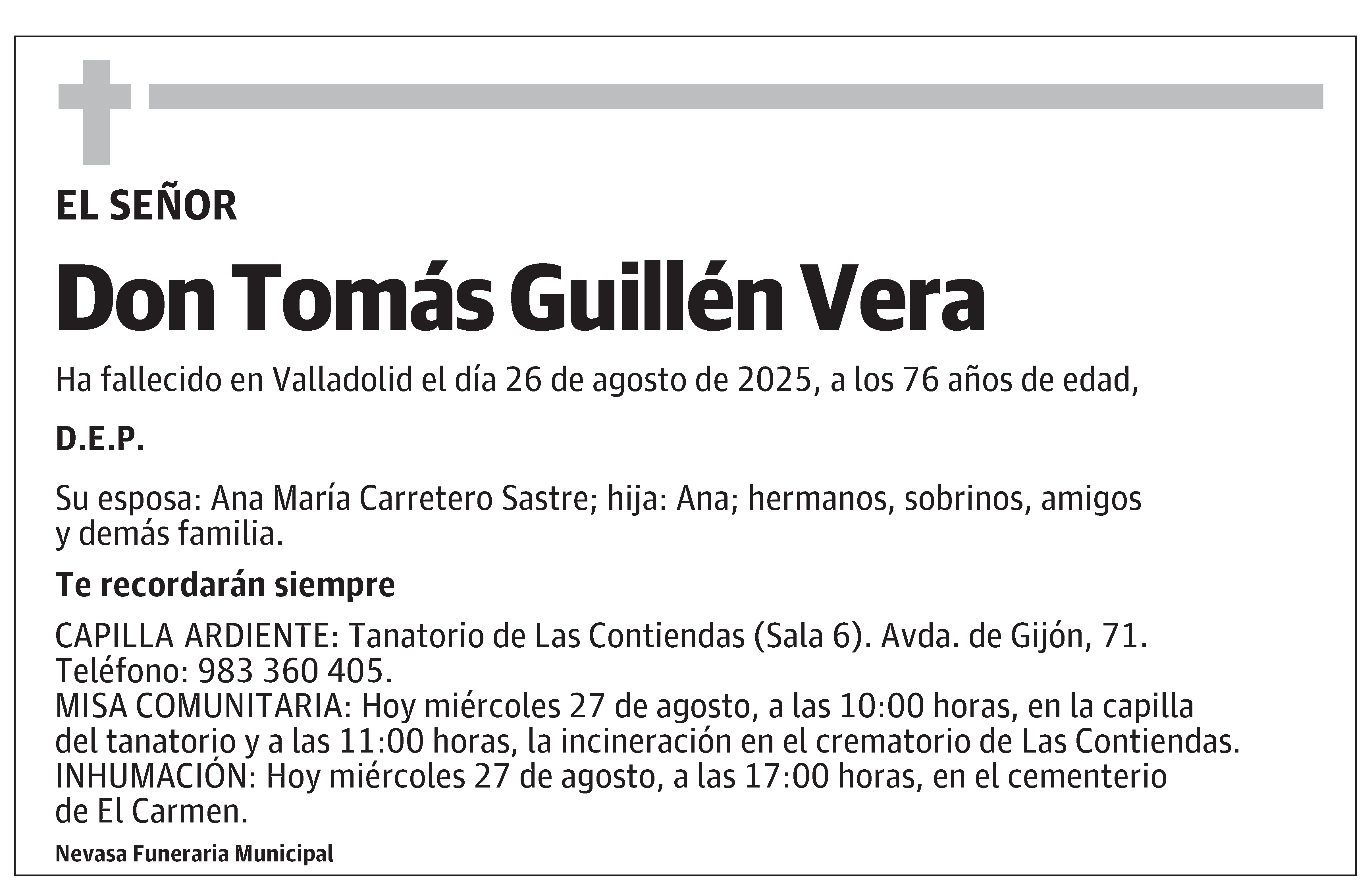 Tomás Guillén Vera
