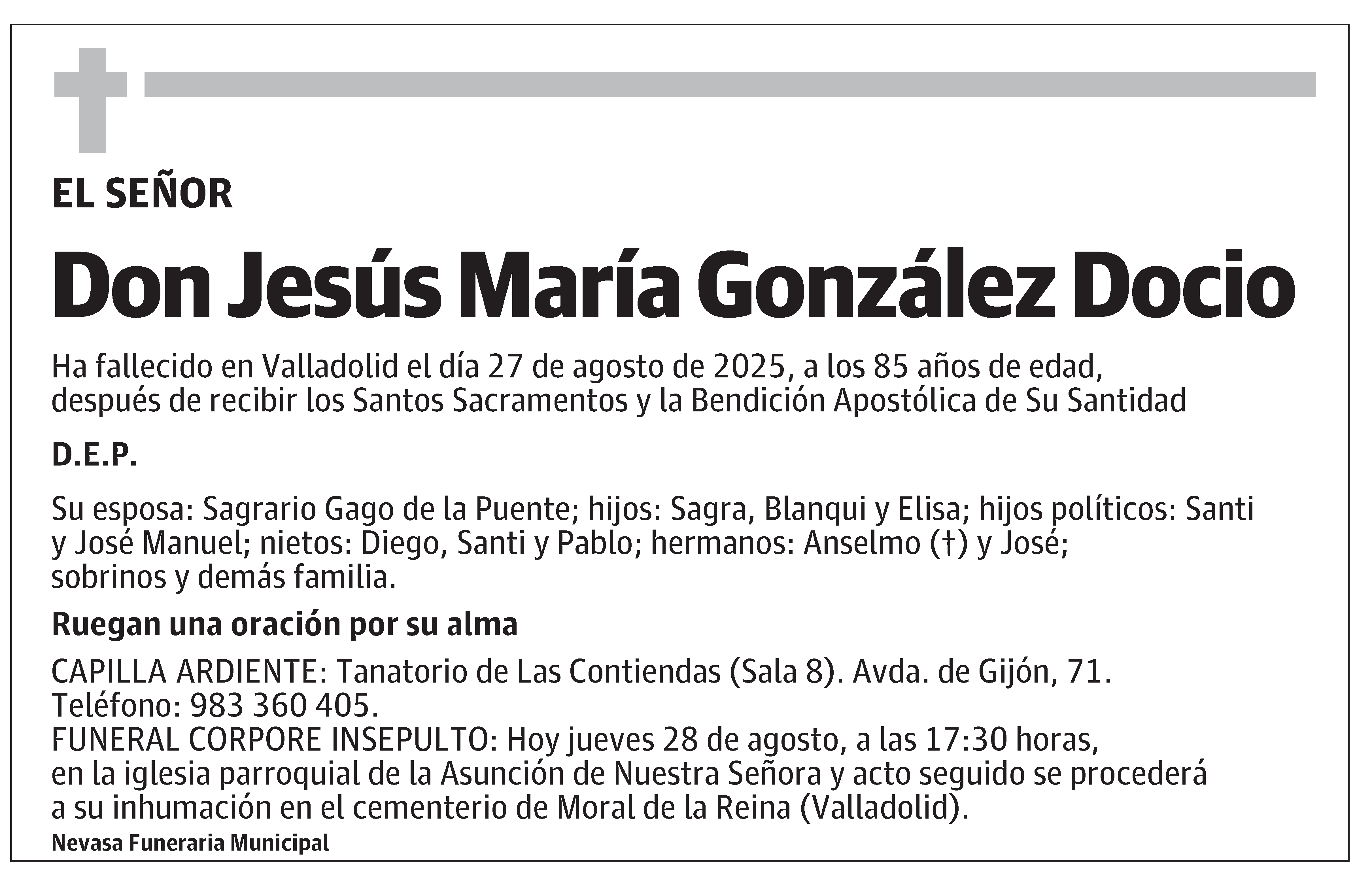 Jesús María González Docio