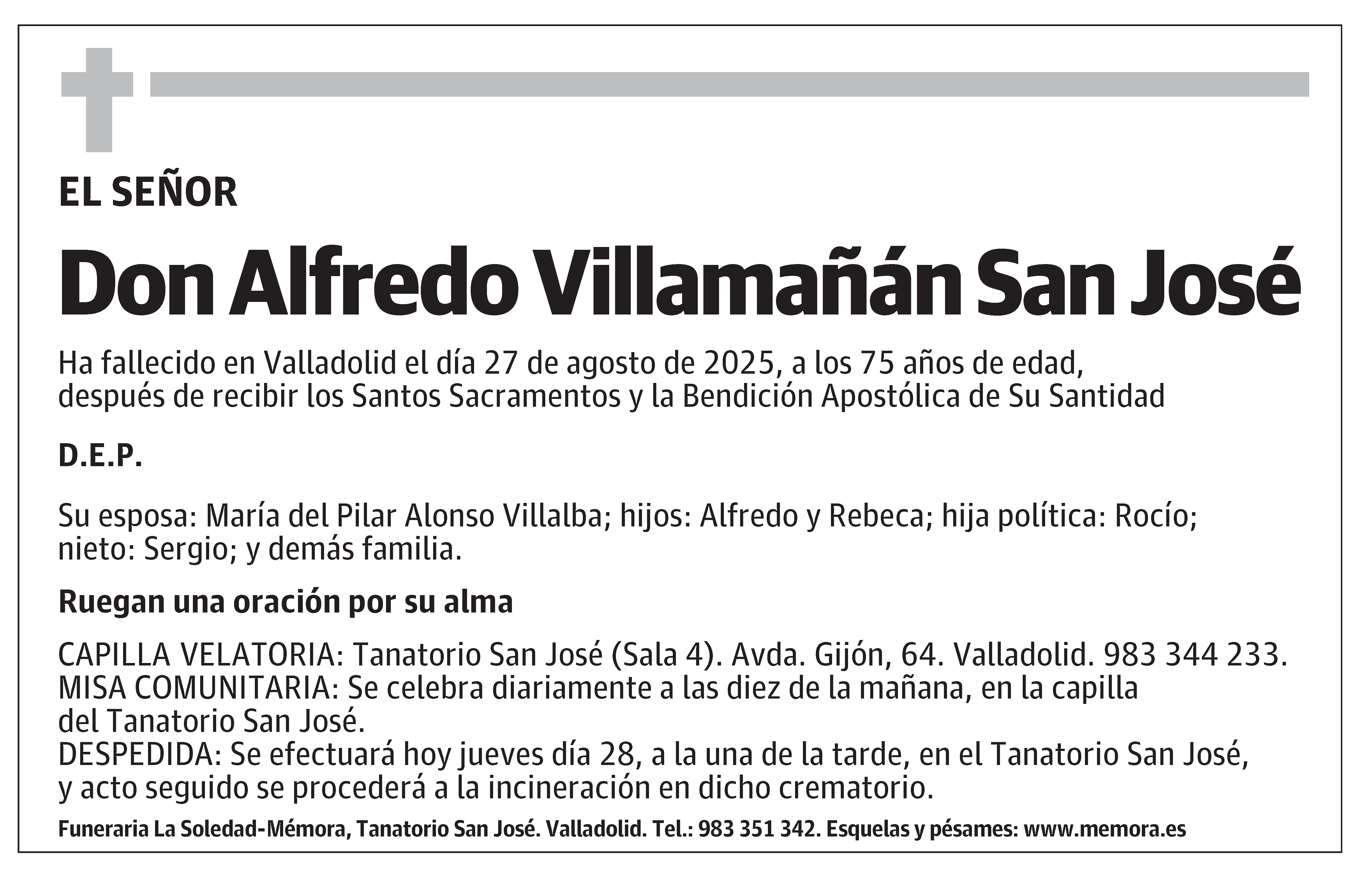 Alfredo Villamañán San José