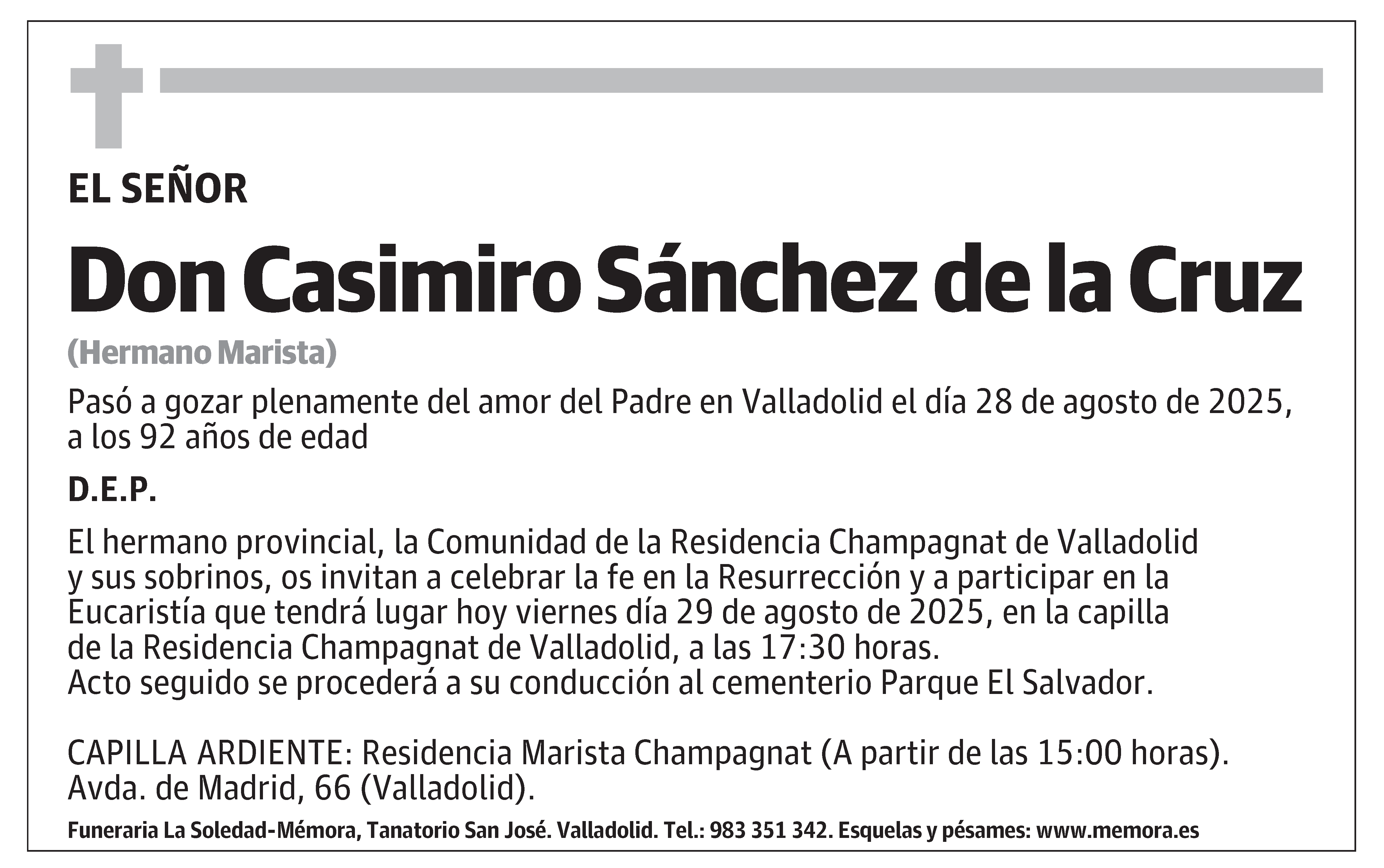Casimiro Sánchez de la Cruz