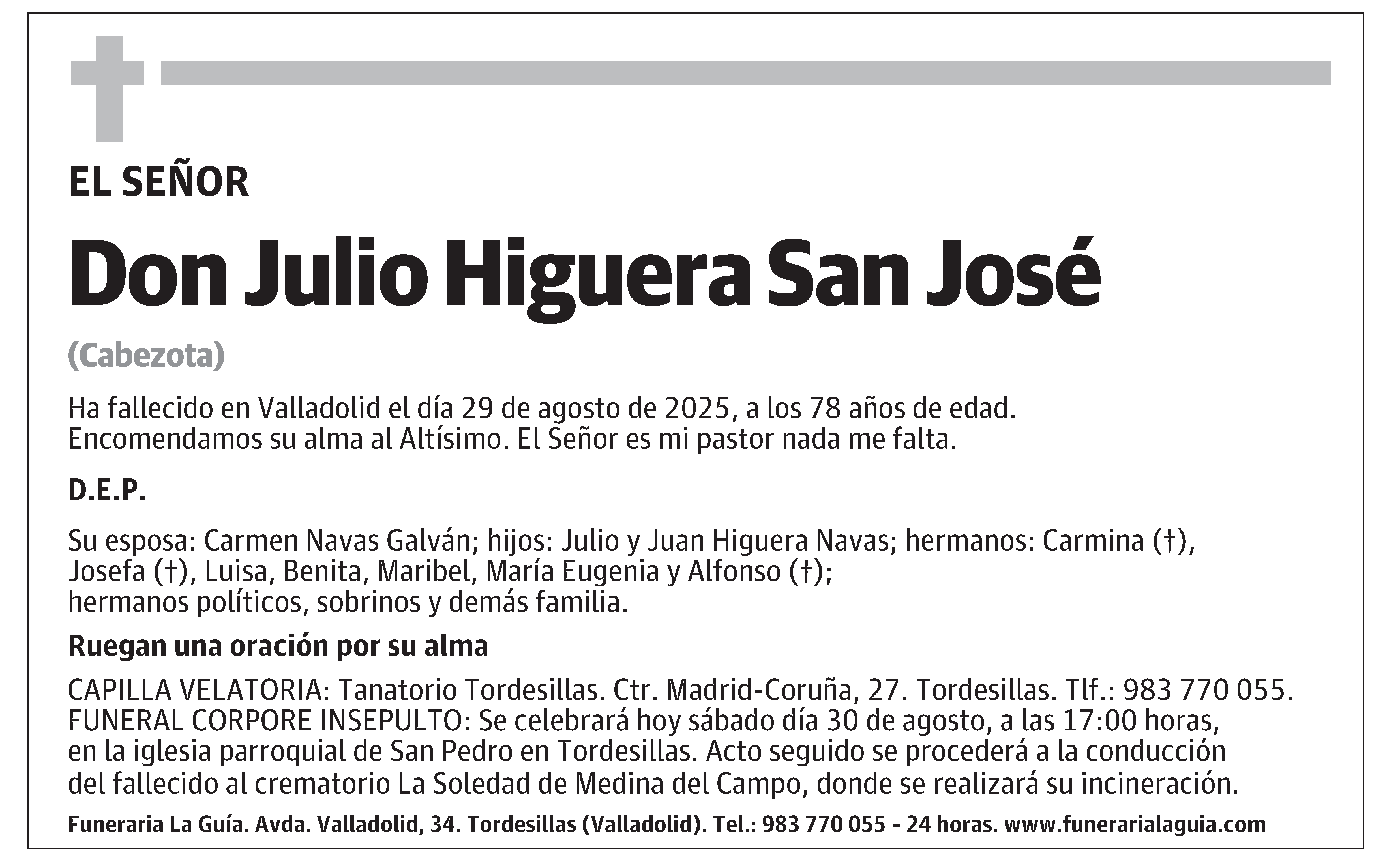 Julio Higuera San José