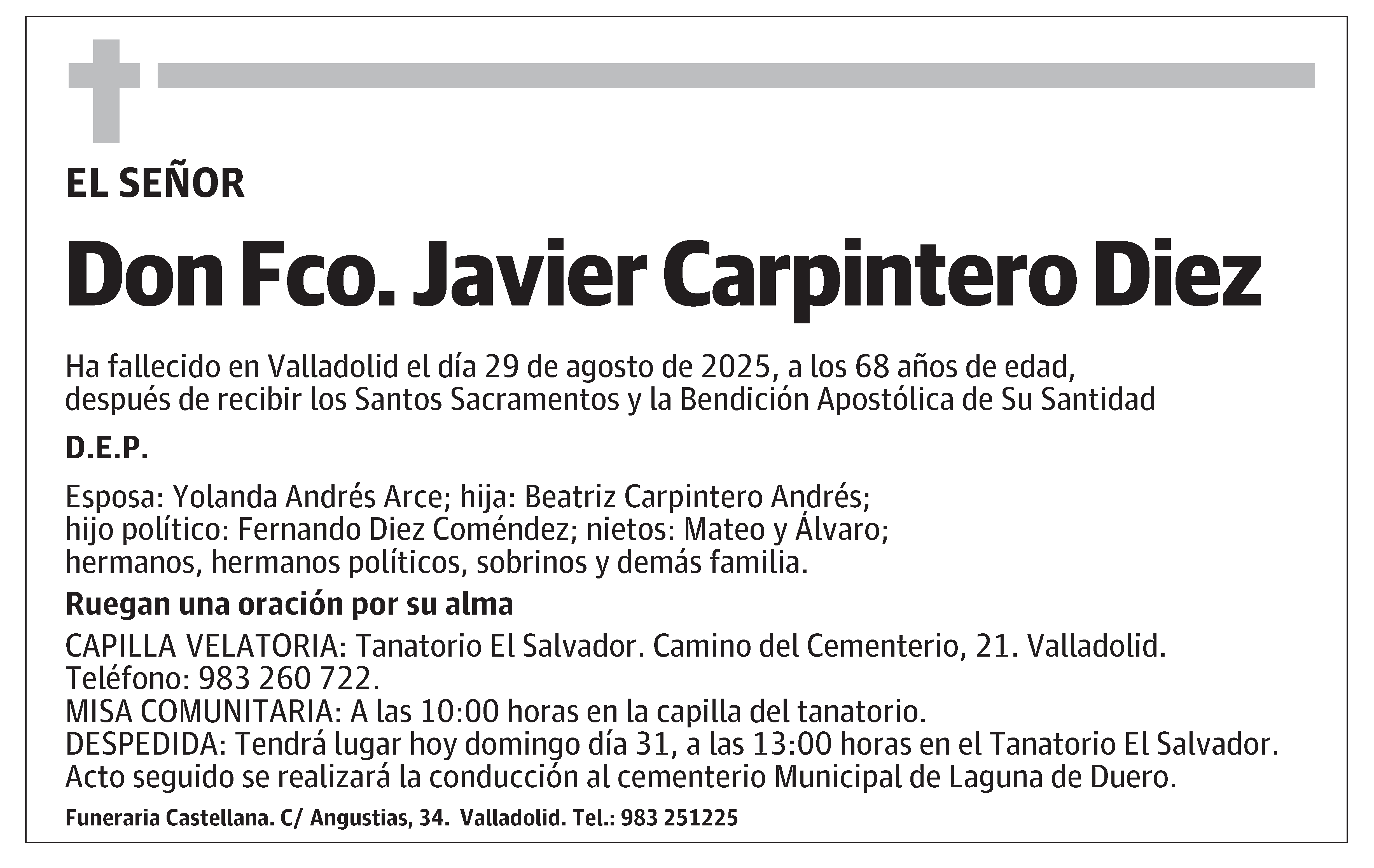 Fco. Javier Carpintero Diez