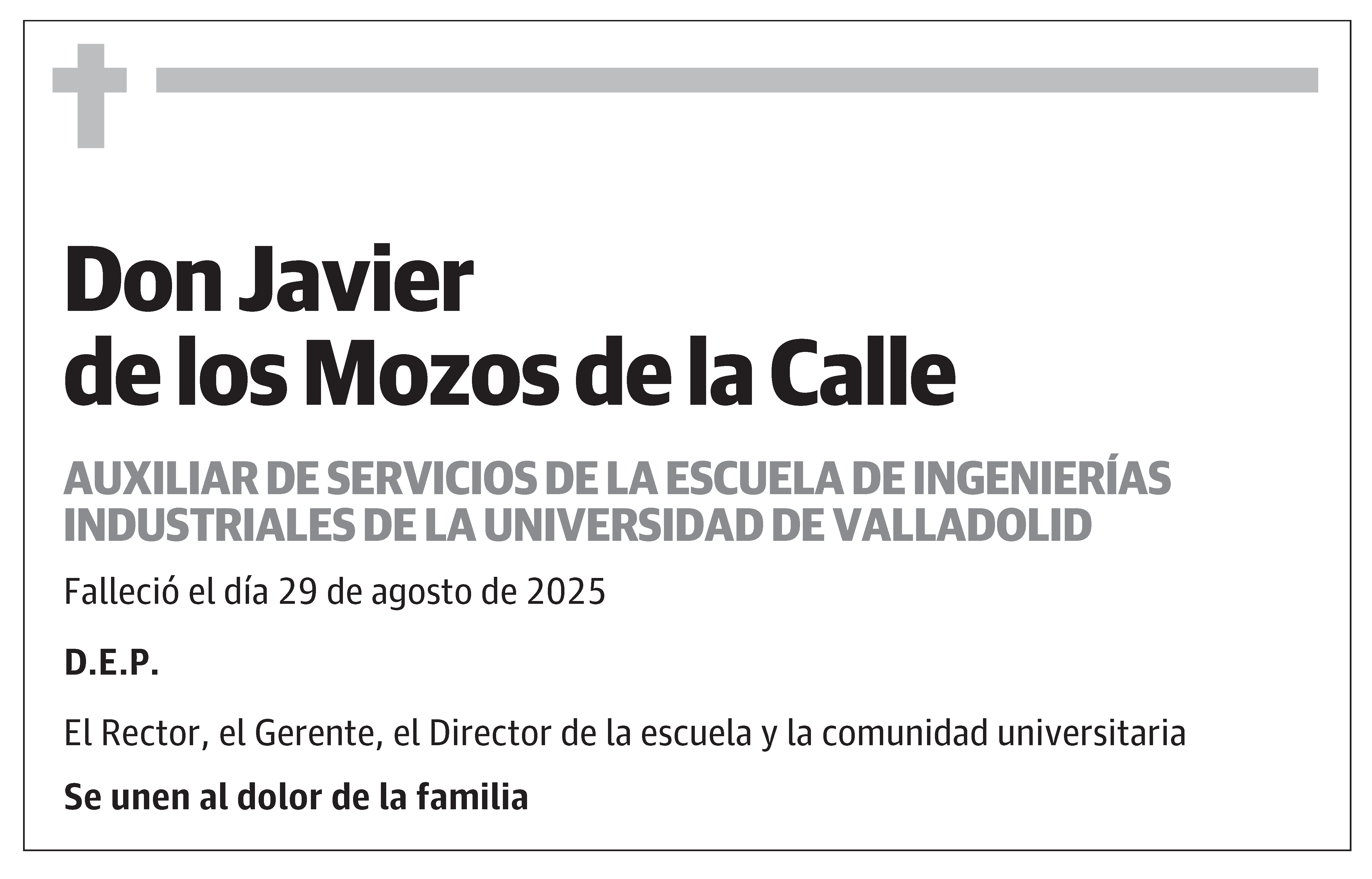 Javier de los Mozos de la Calle