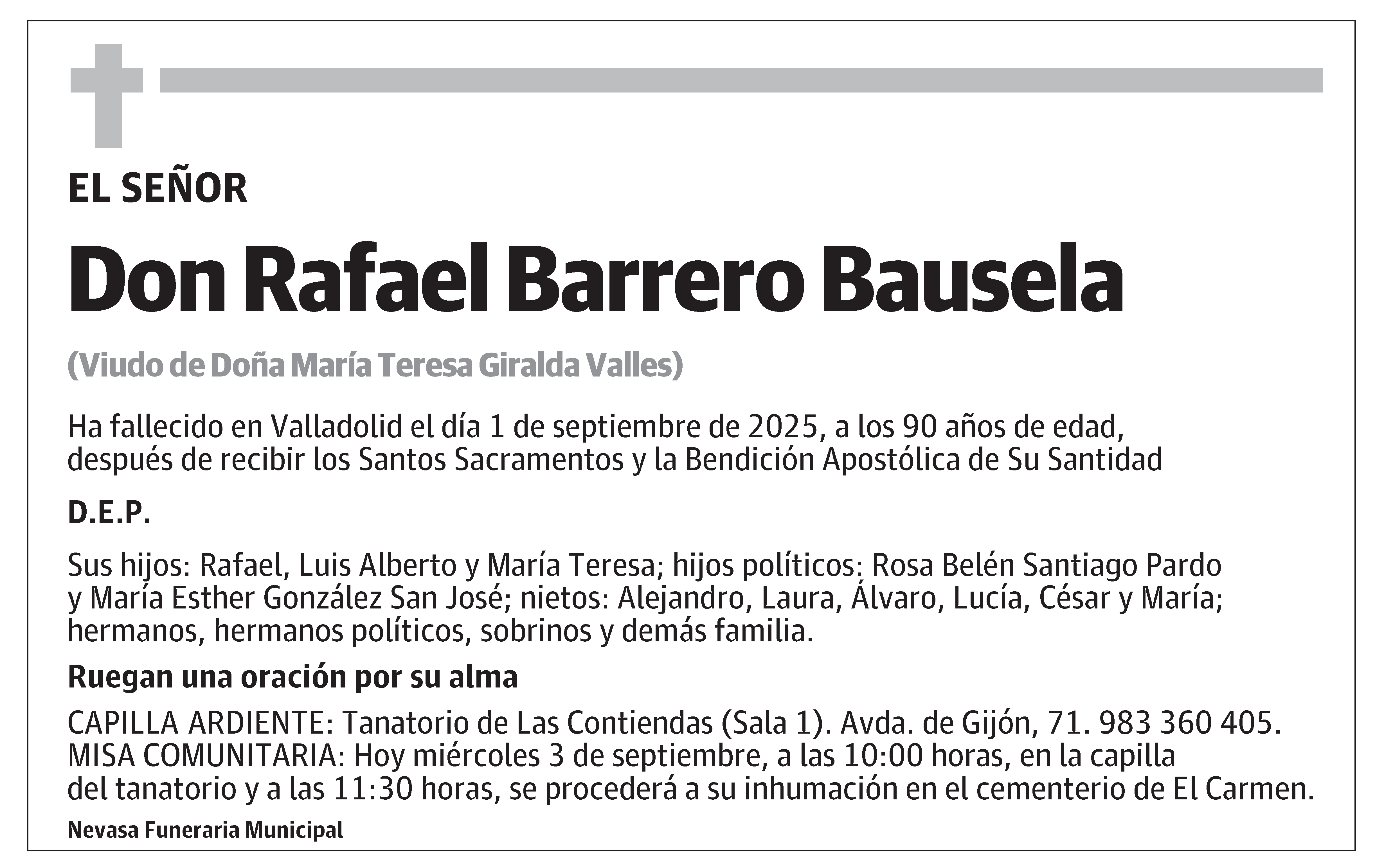Rafael Barrero Bausela