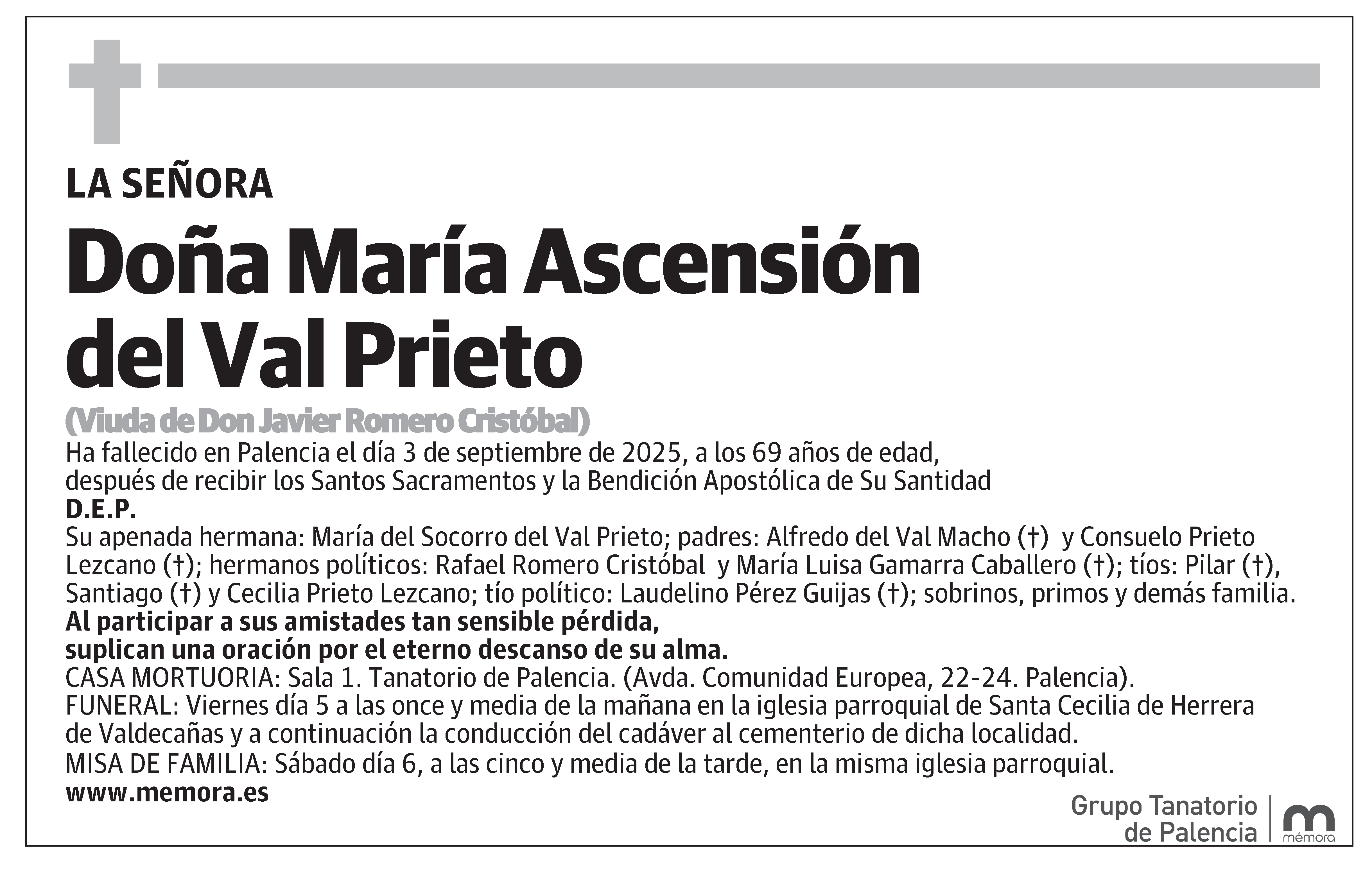 María Ascensión del Val Prieto