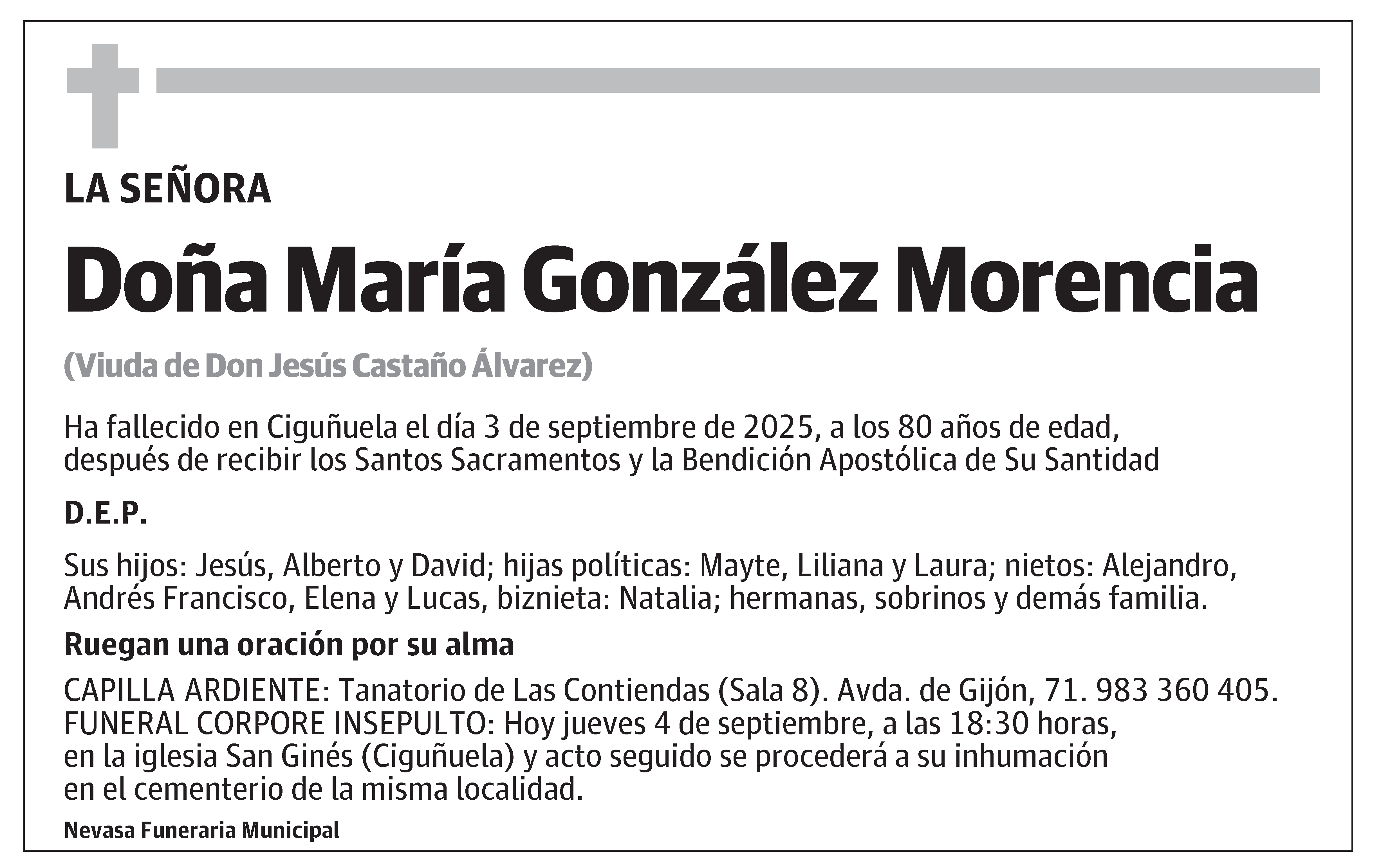 María González Morencia