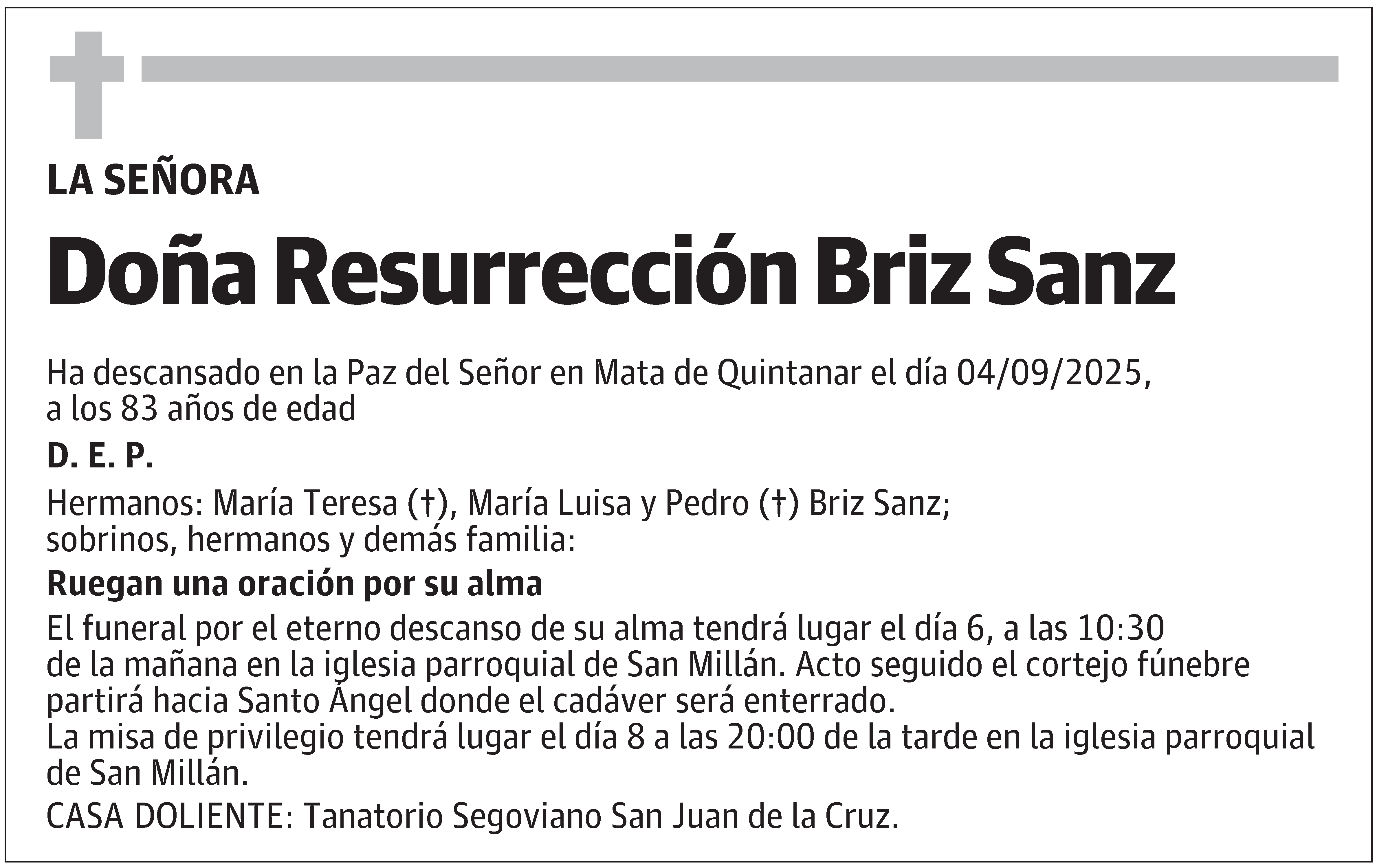 Resurrección Briz Sanz