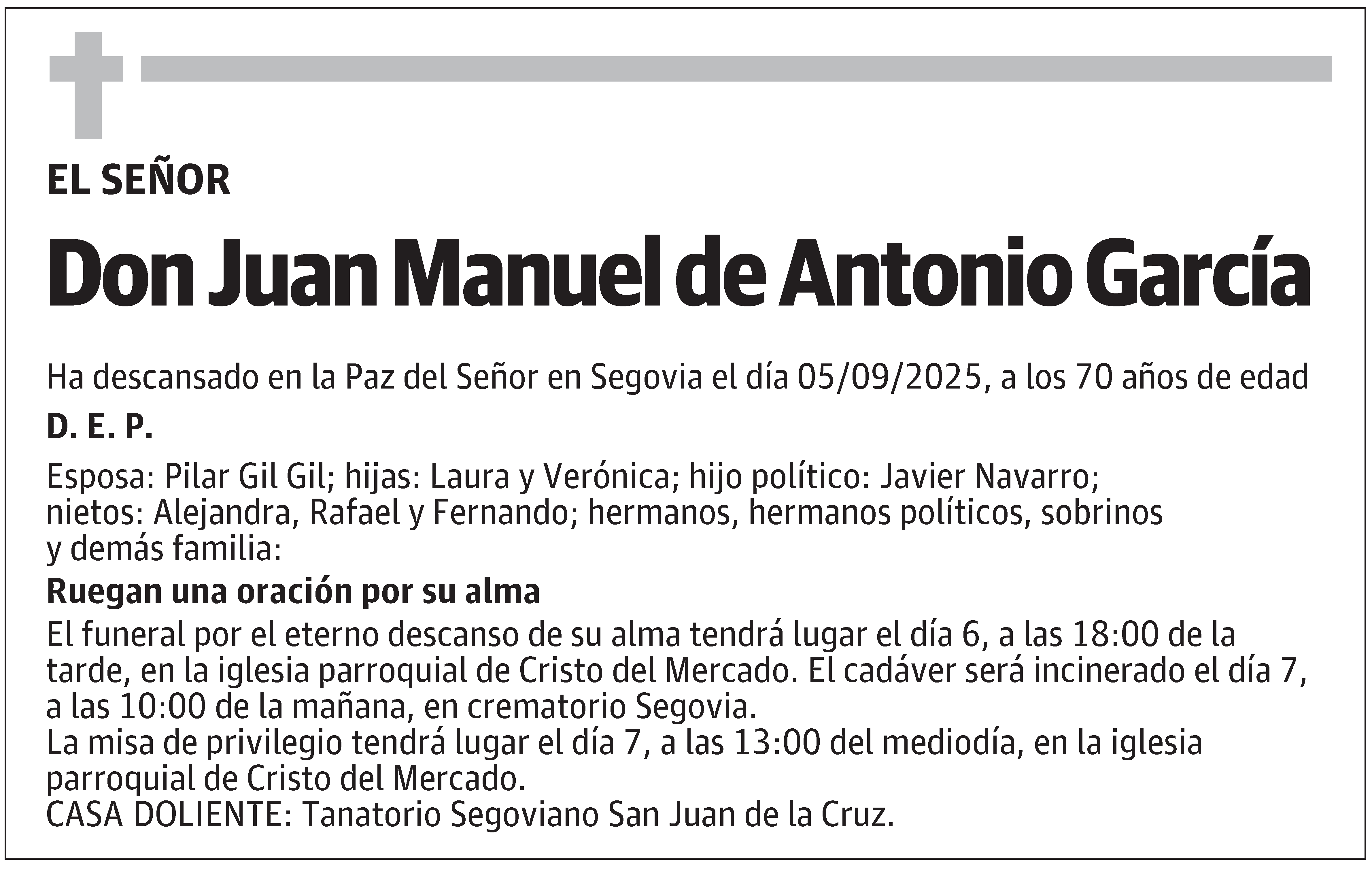 Juan Manuel de Antonio García