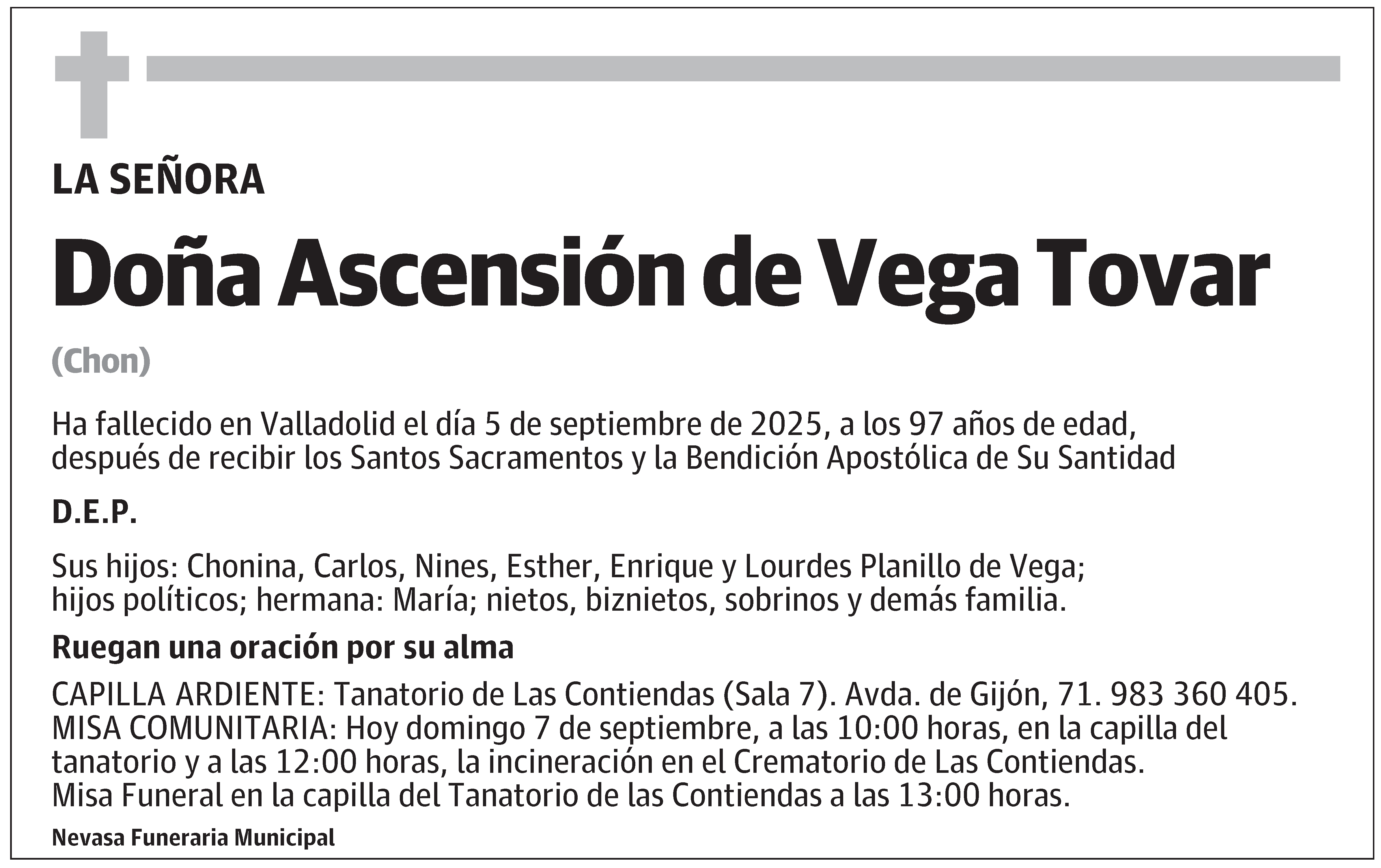 Ascensión de Vega Tovar