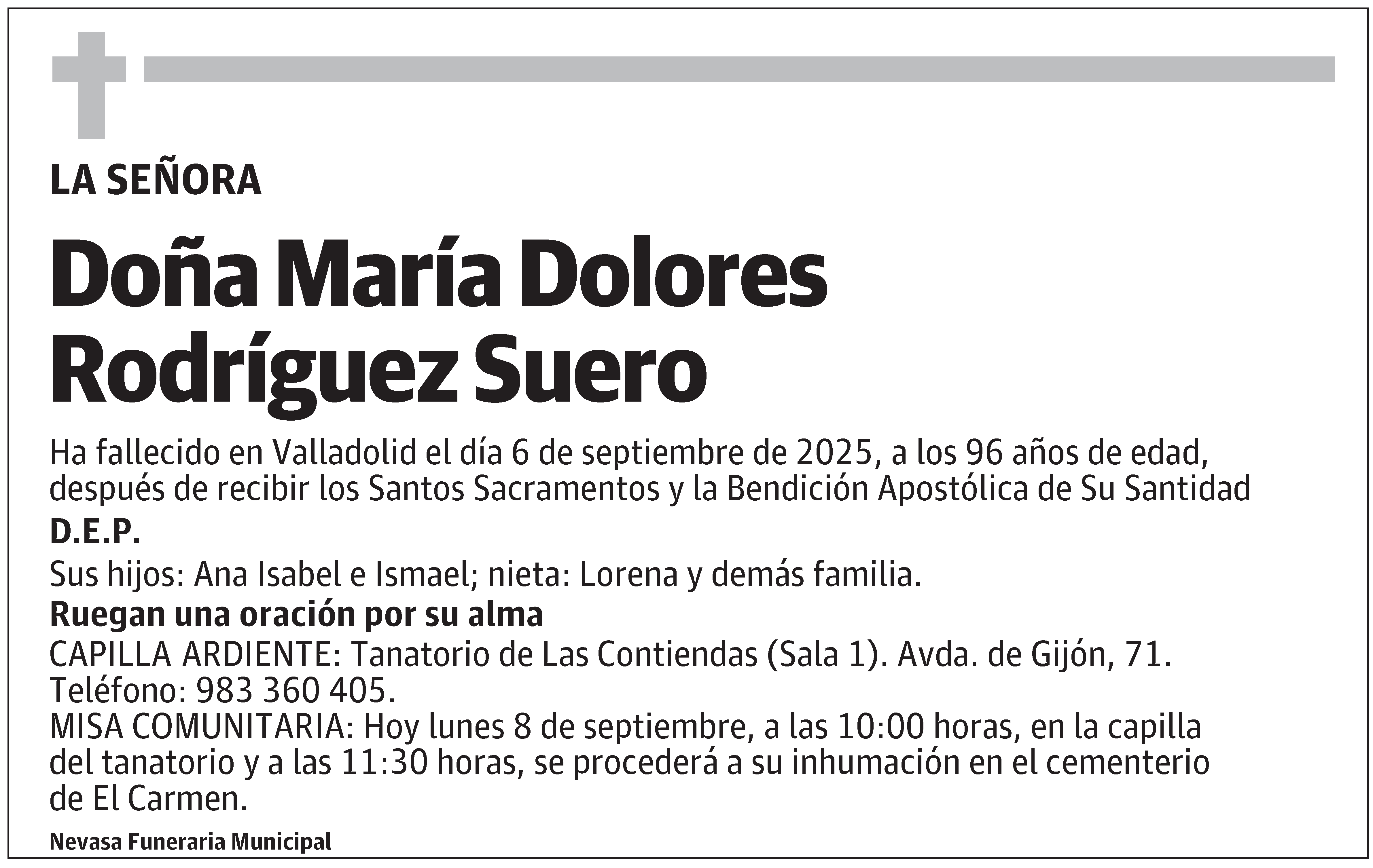 María Dolores Rodríguez Suero