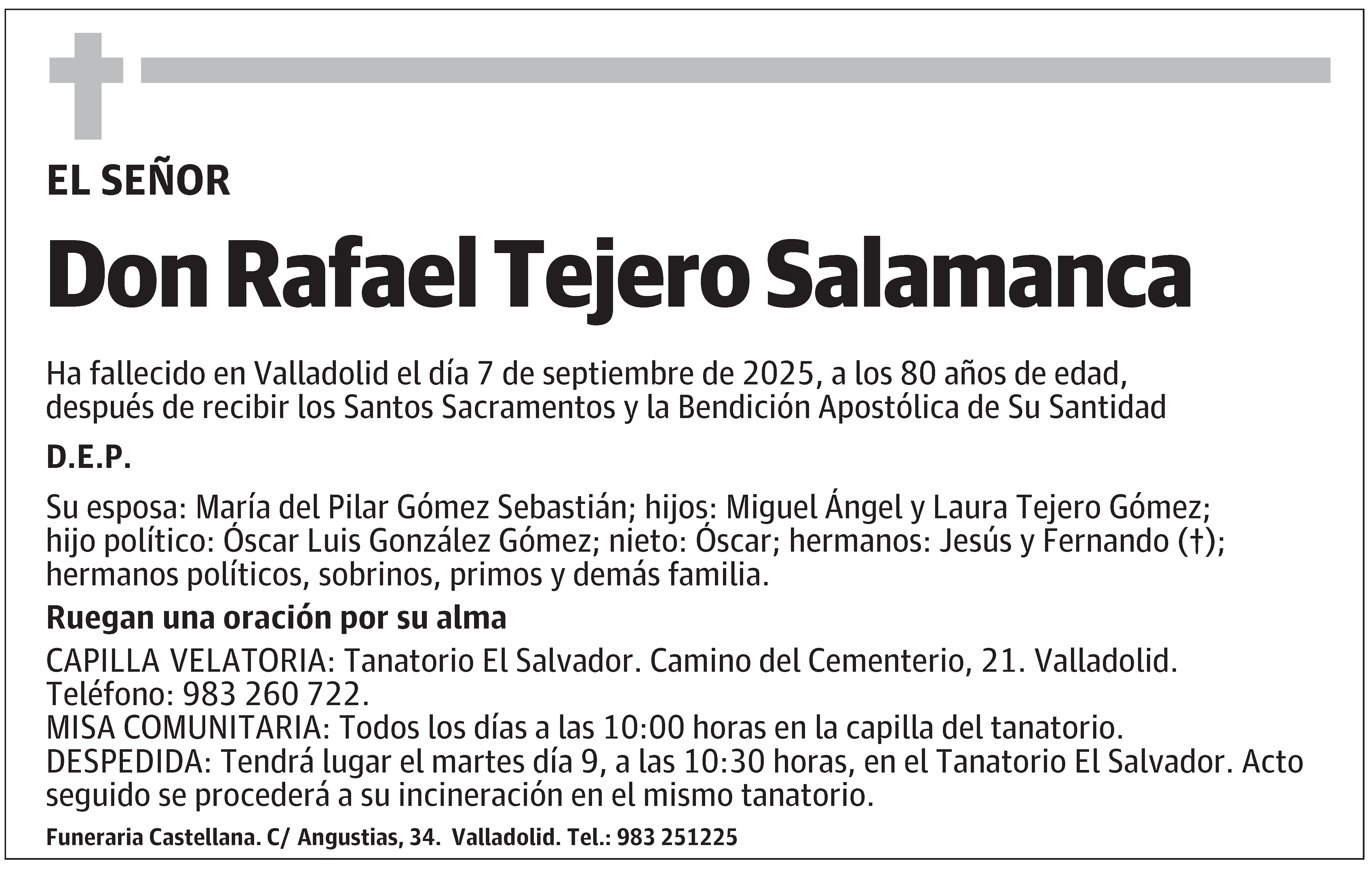Rafael Tejero Salamanca
