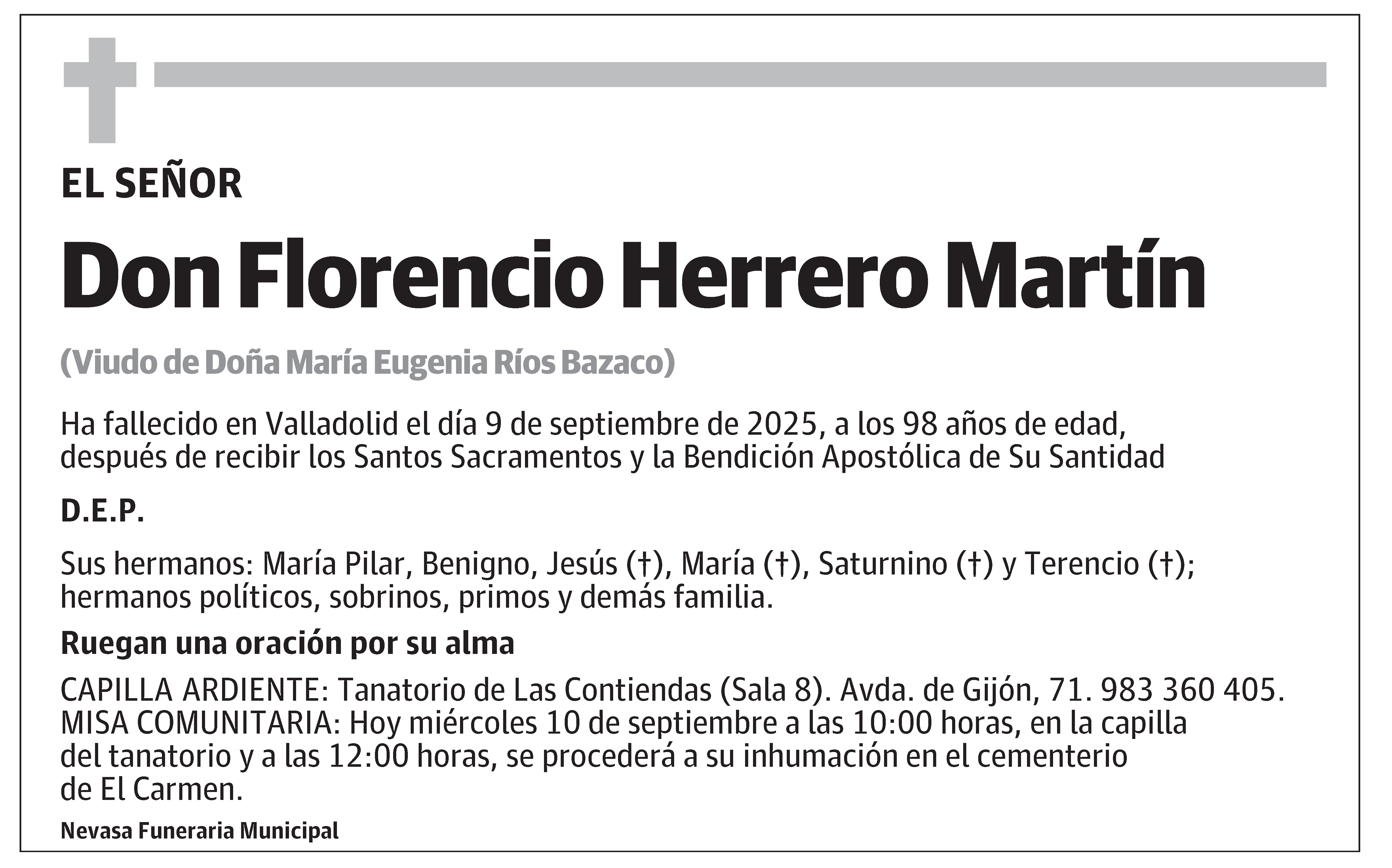 Florencio Herrero Martín