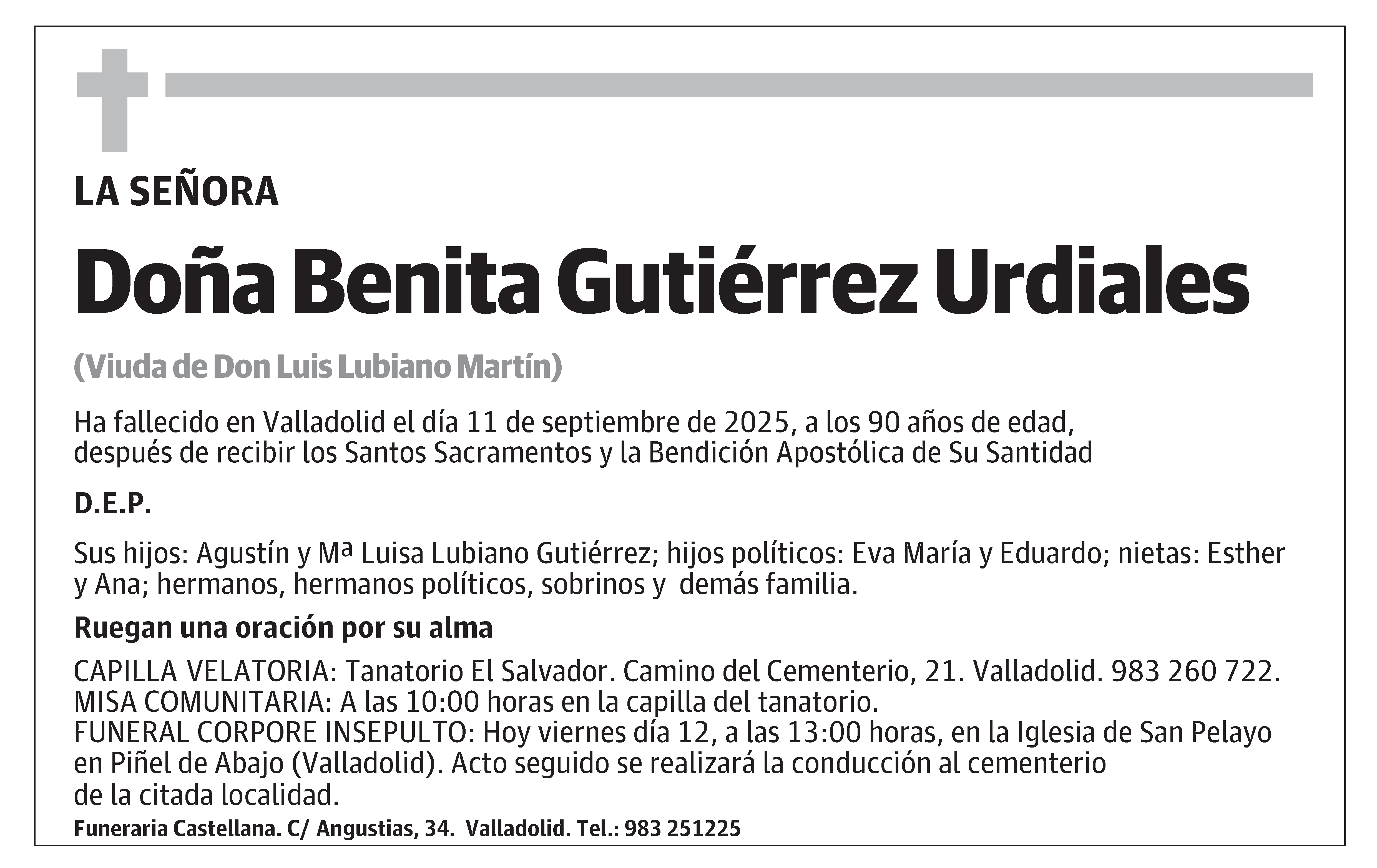Benita Gutiérrez Urdiales