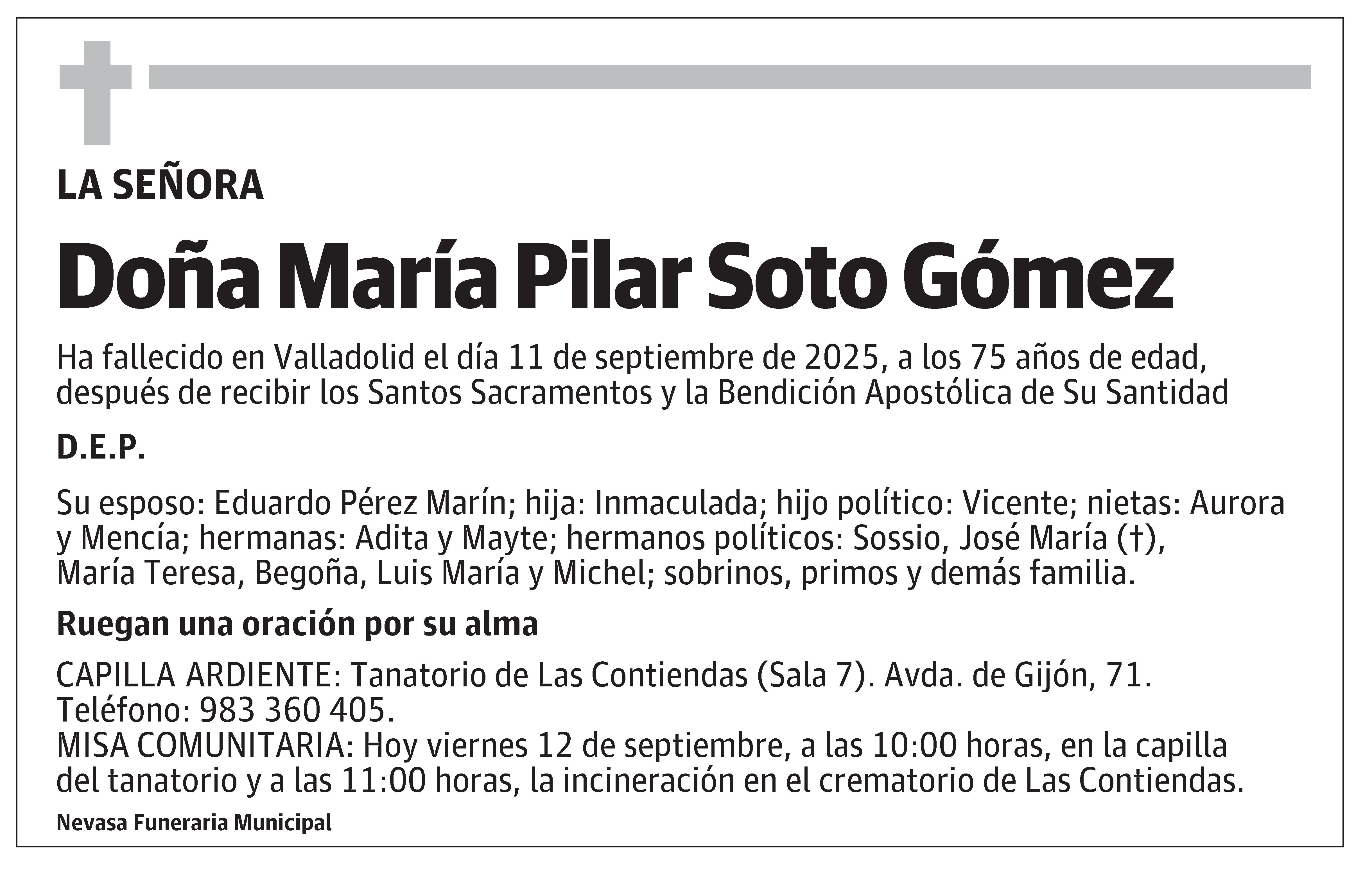 María Pilar Soto Gómez