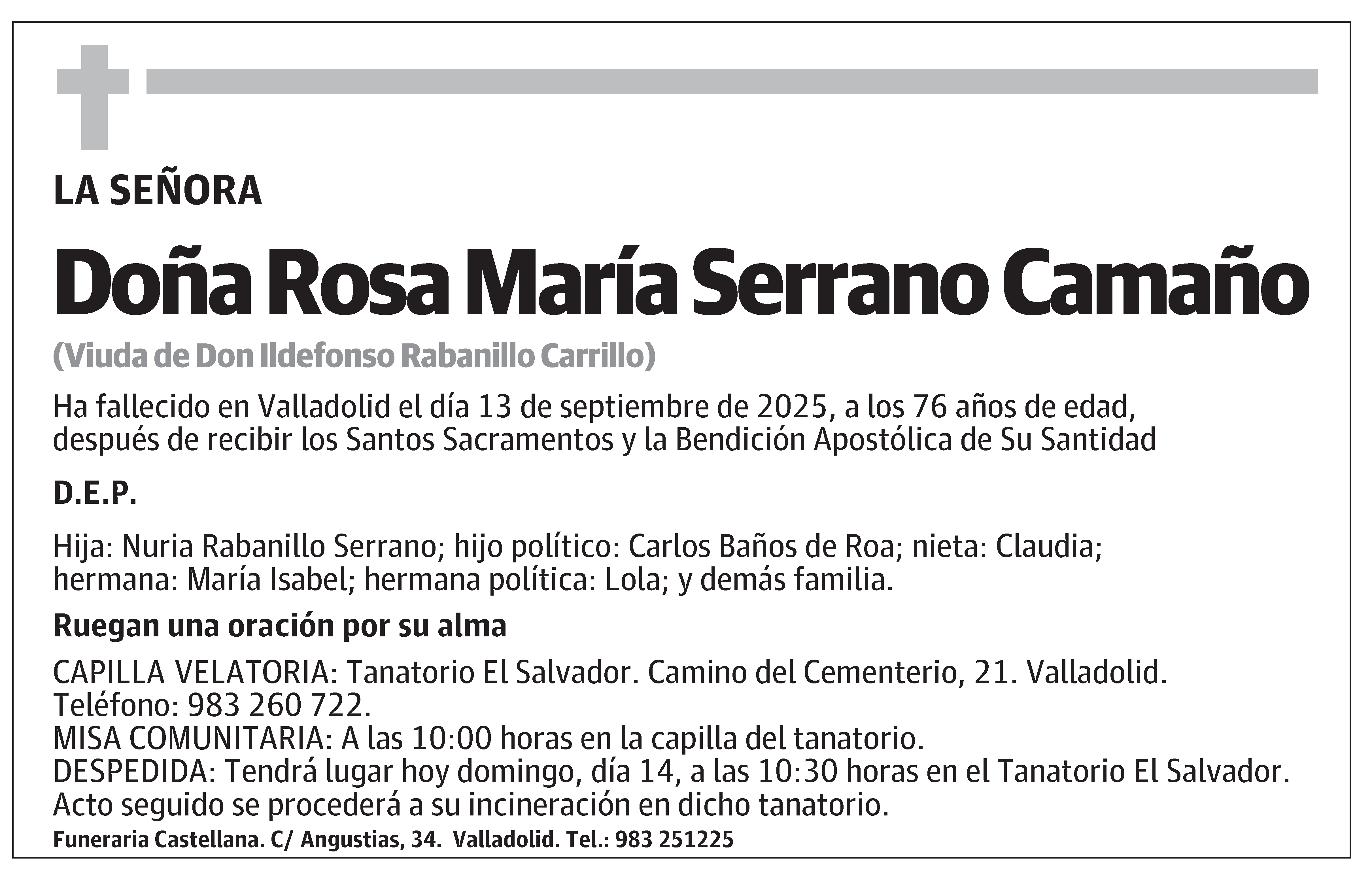Rosa María Serrano Camaño