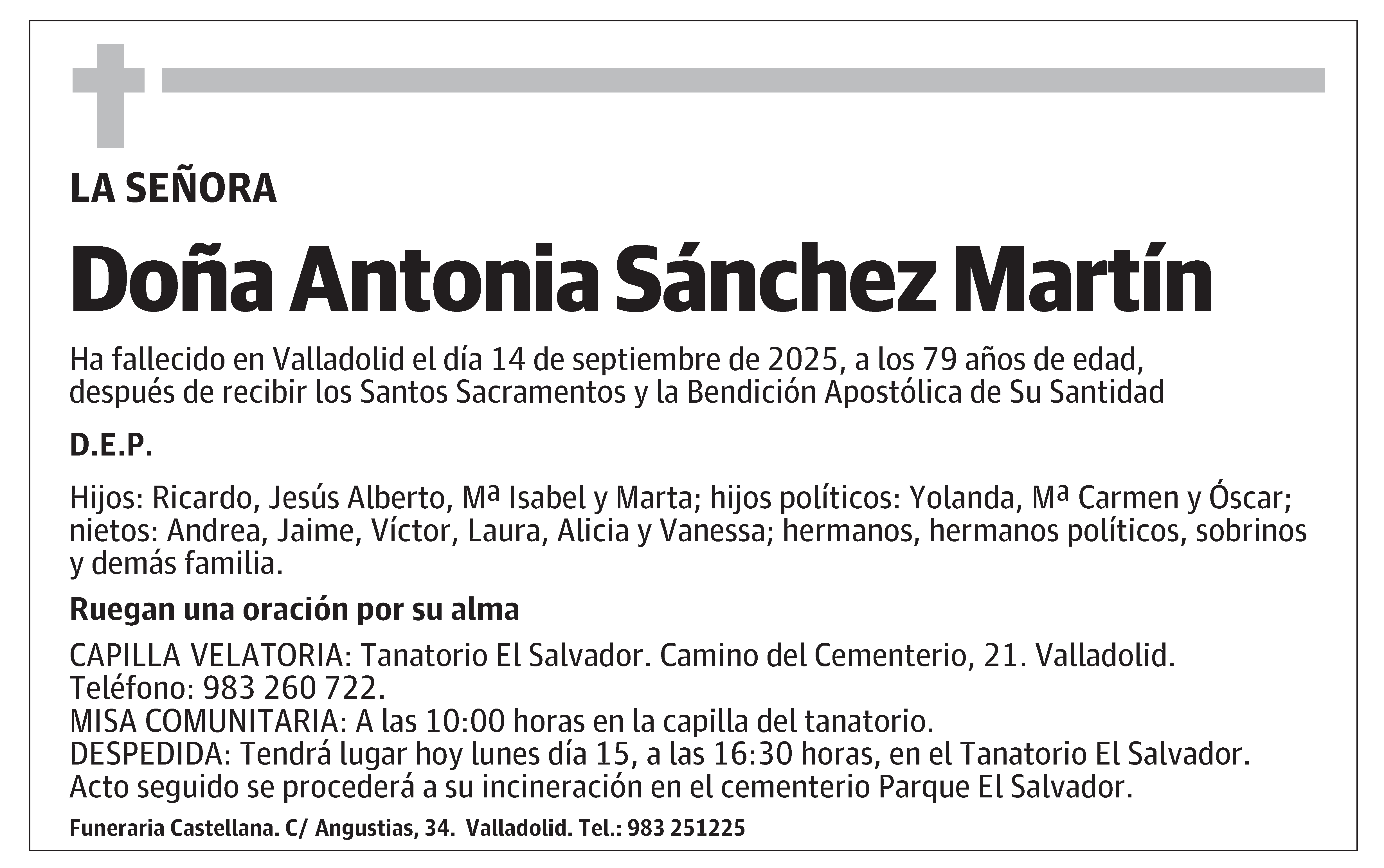Antonia Sánchez Martín