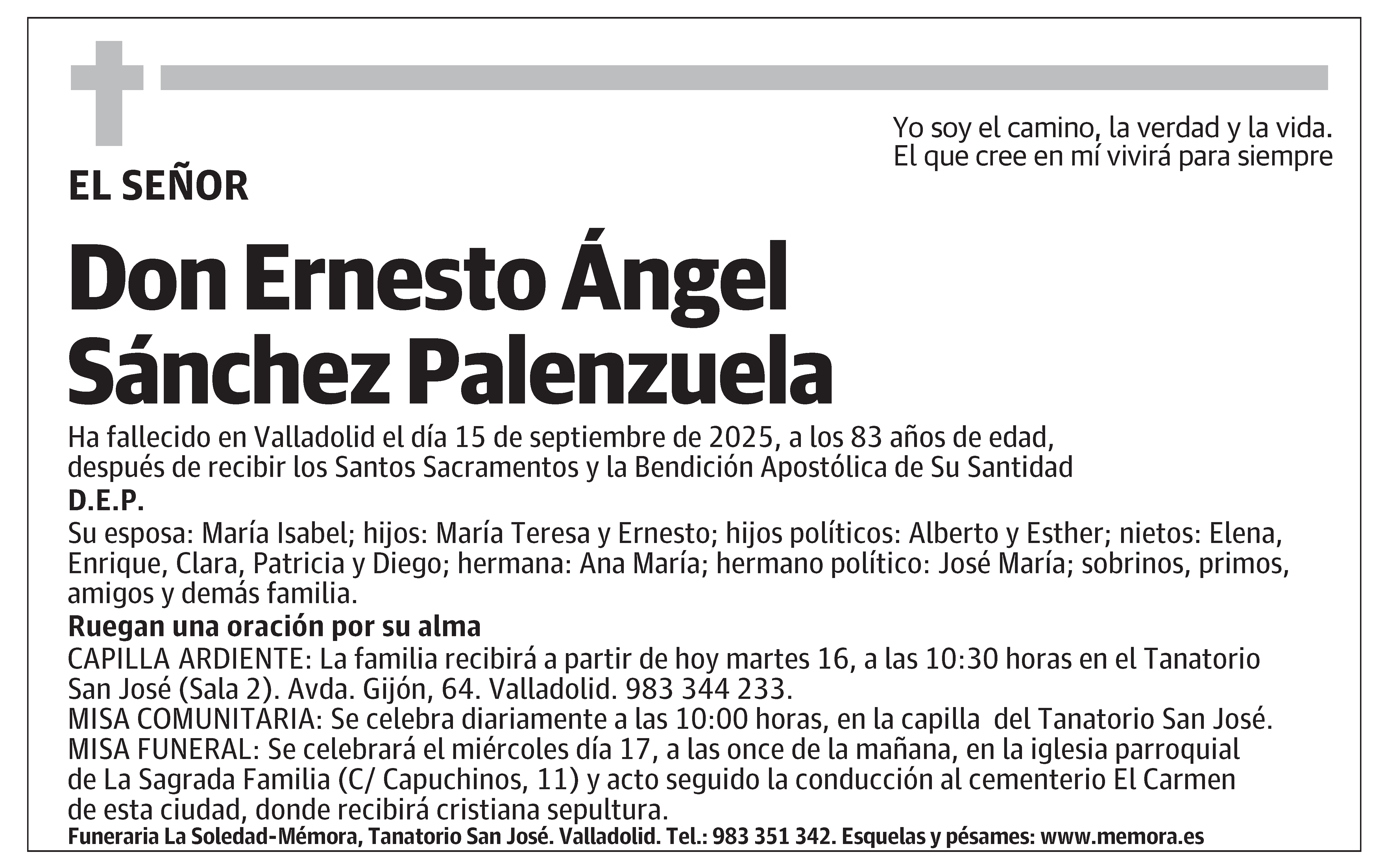 Ernesto Ángel Sánchez Palenzuela
