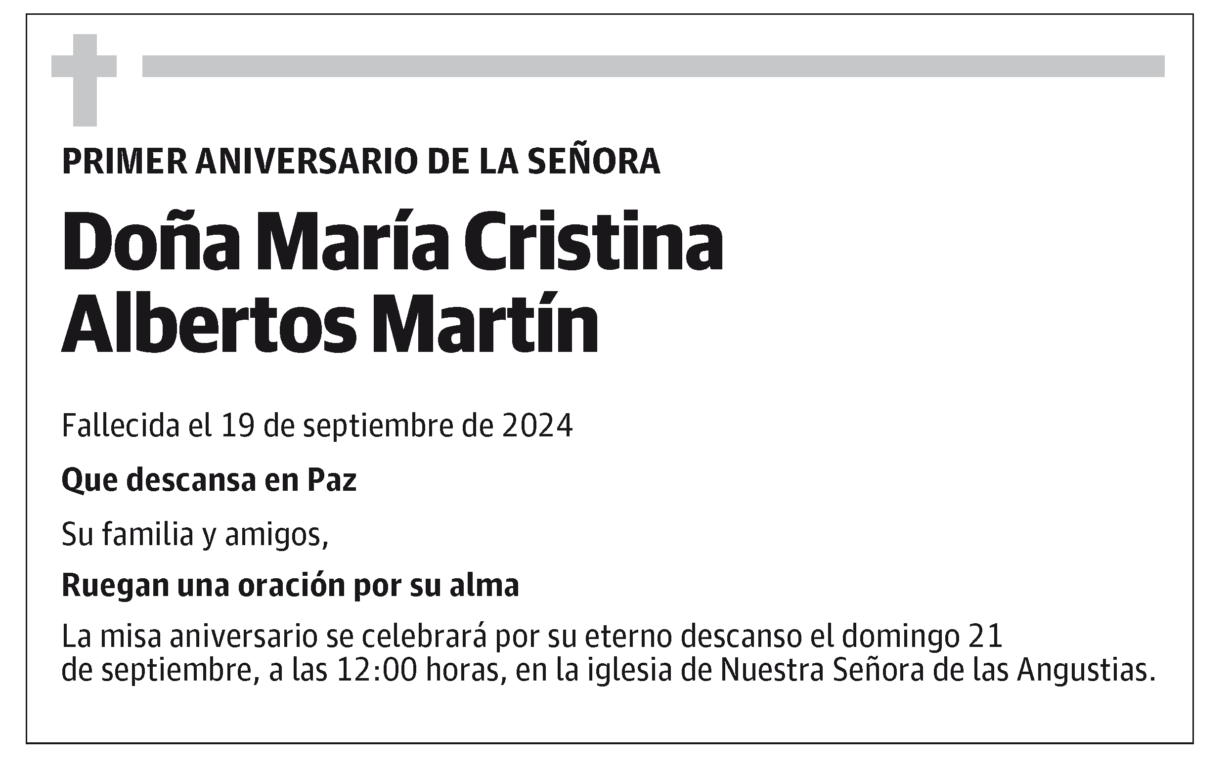 María Cristina Albertos Martín