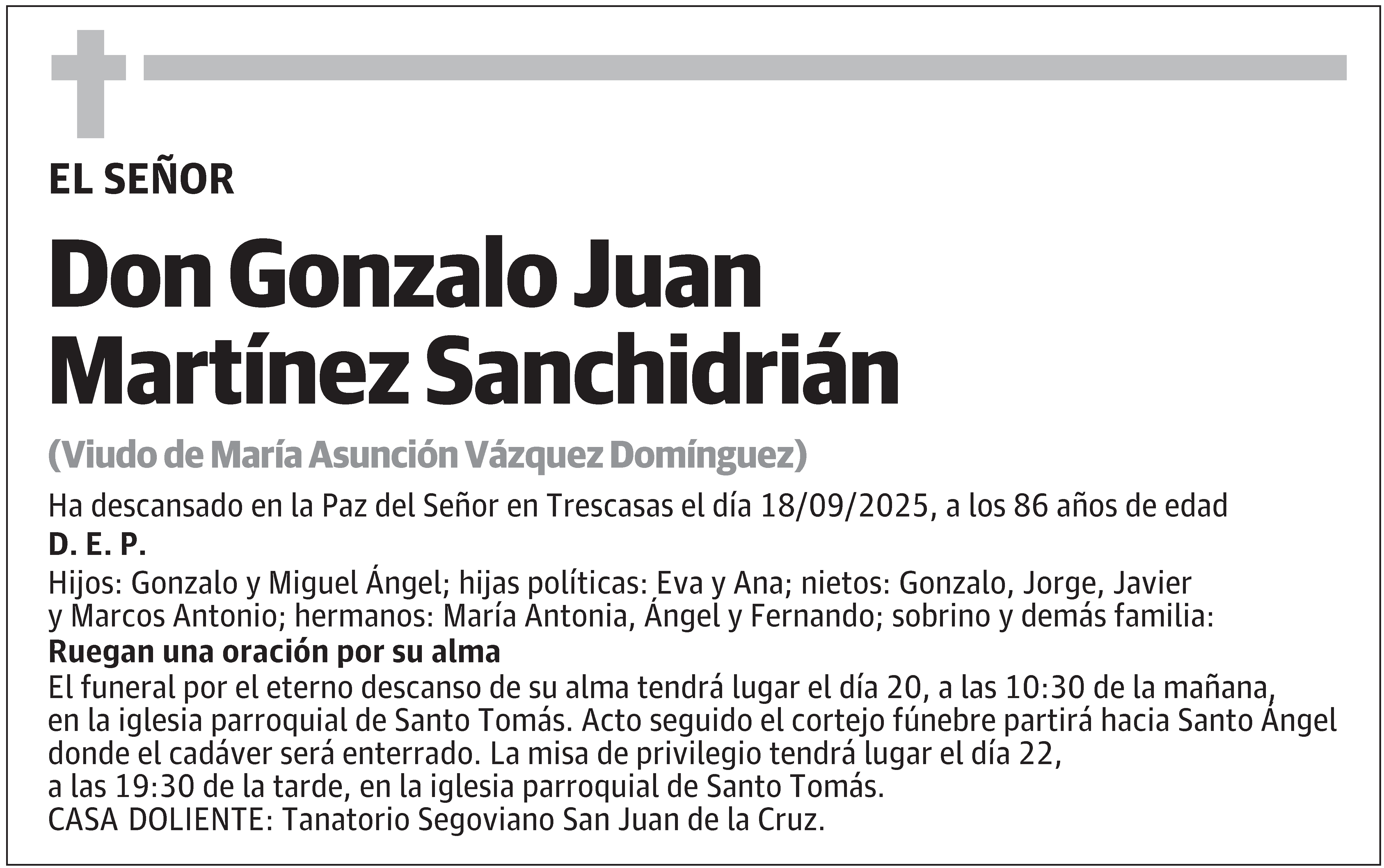 Gonzalo Juan Martínez Sanchidrián