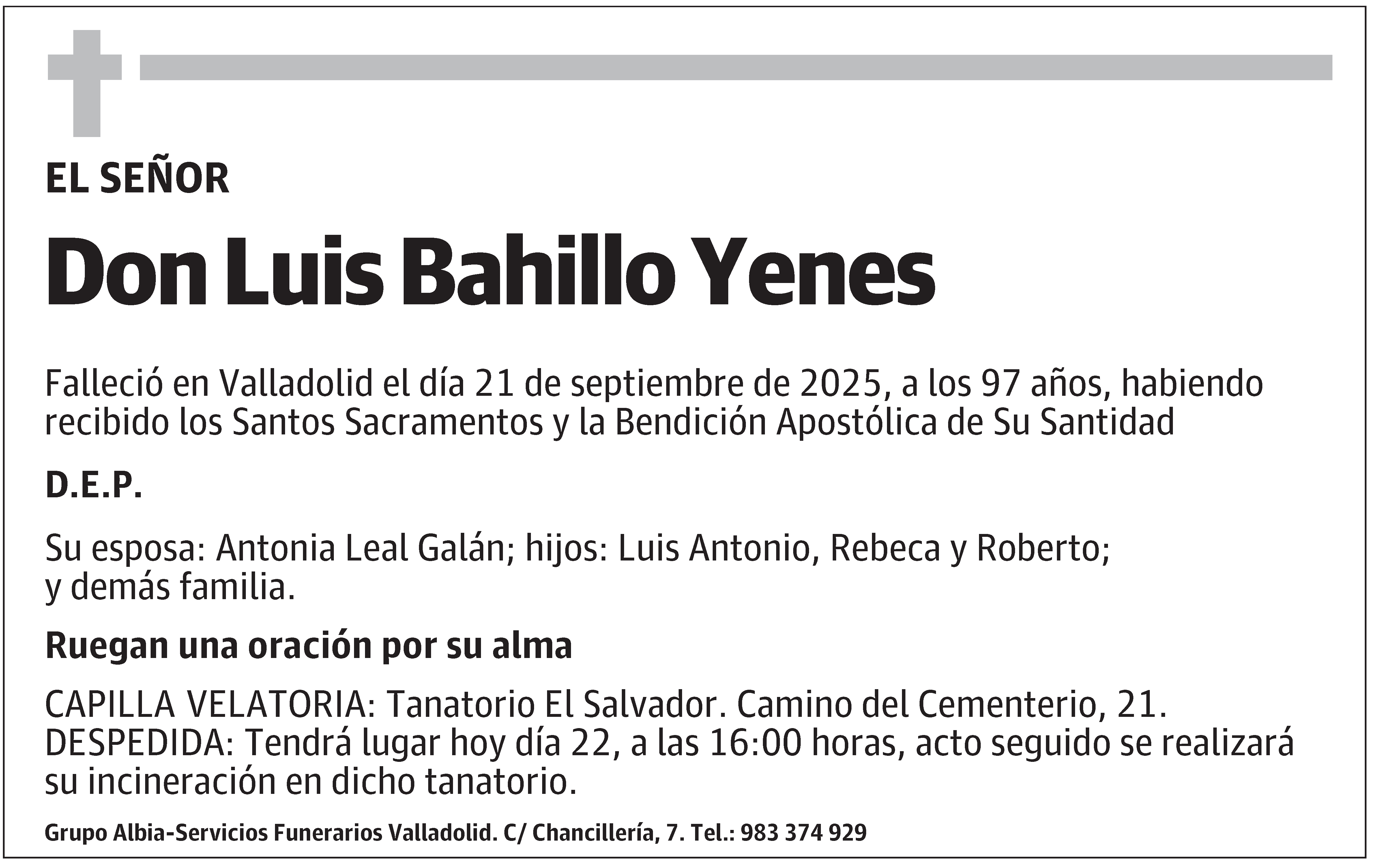 Luis Bahillo Yenes
