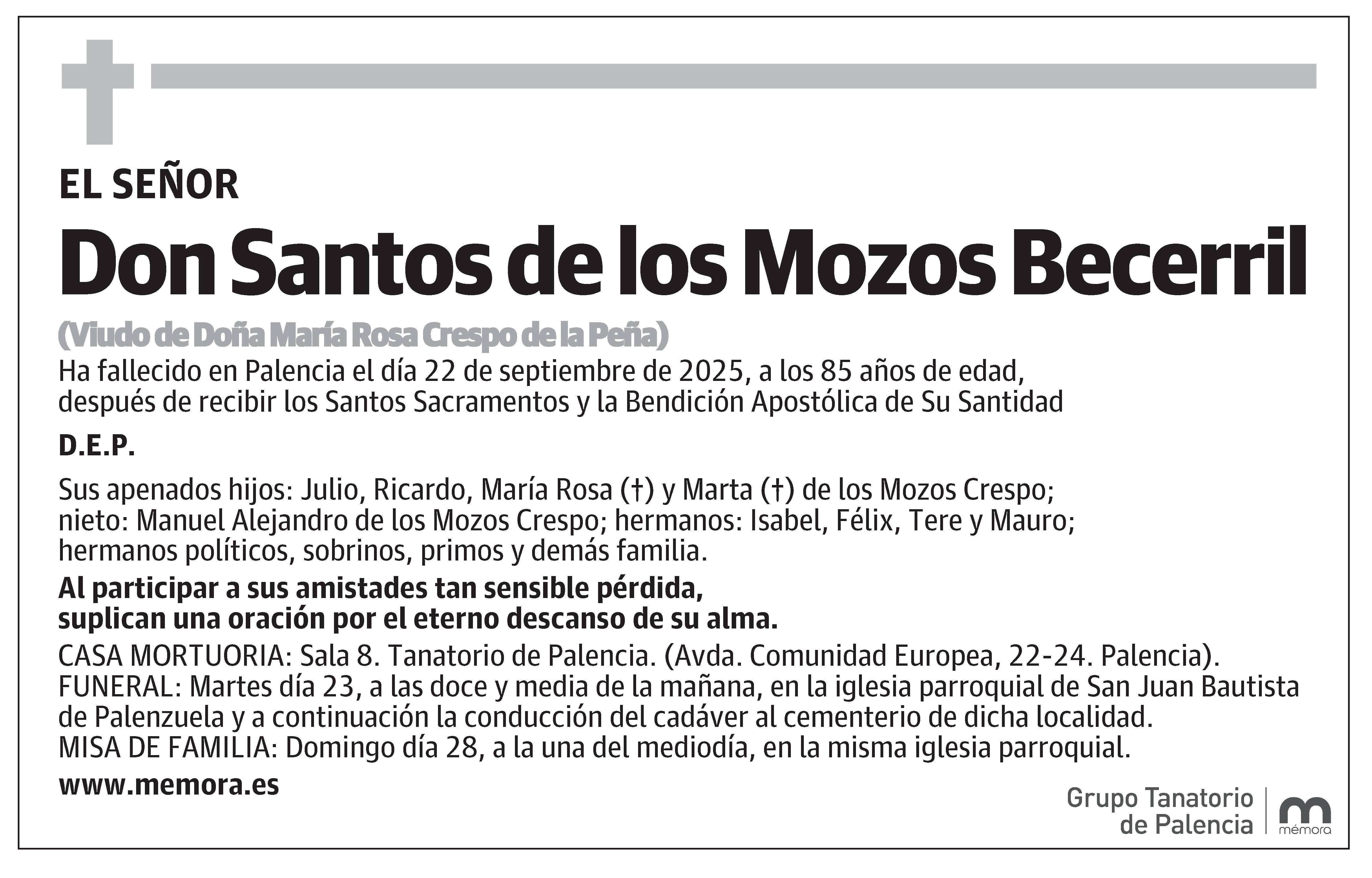 Santos de los Mozos Becerril