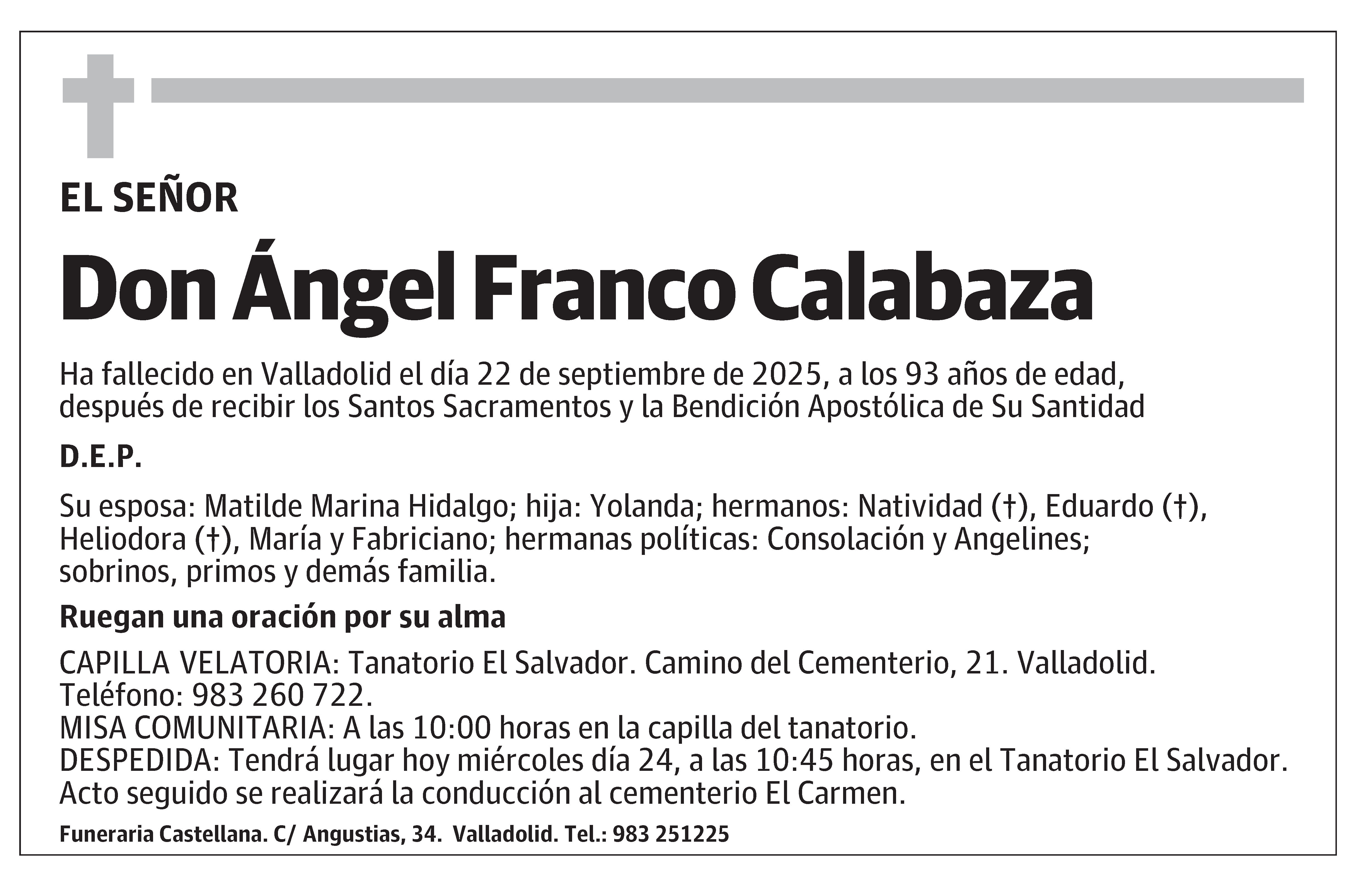 Ángel Franco Calabaza