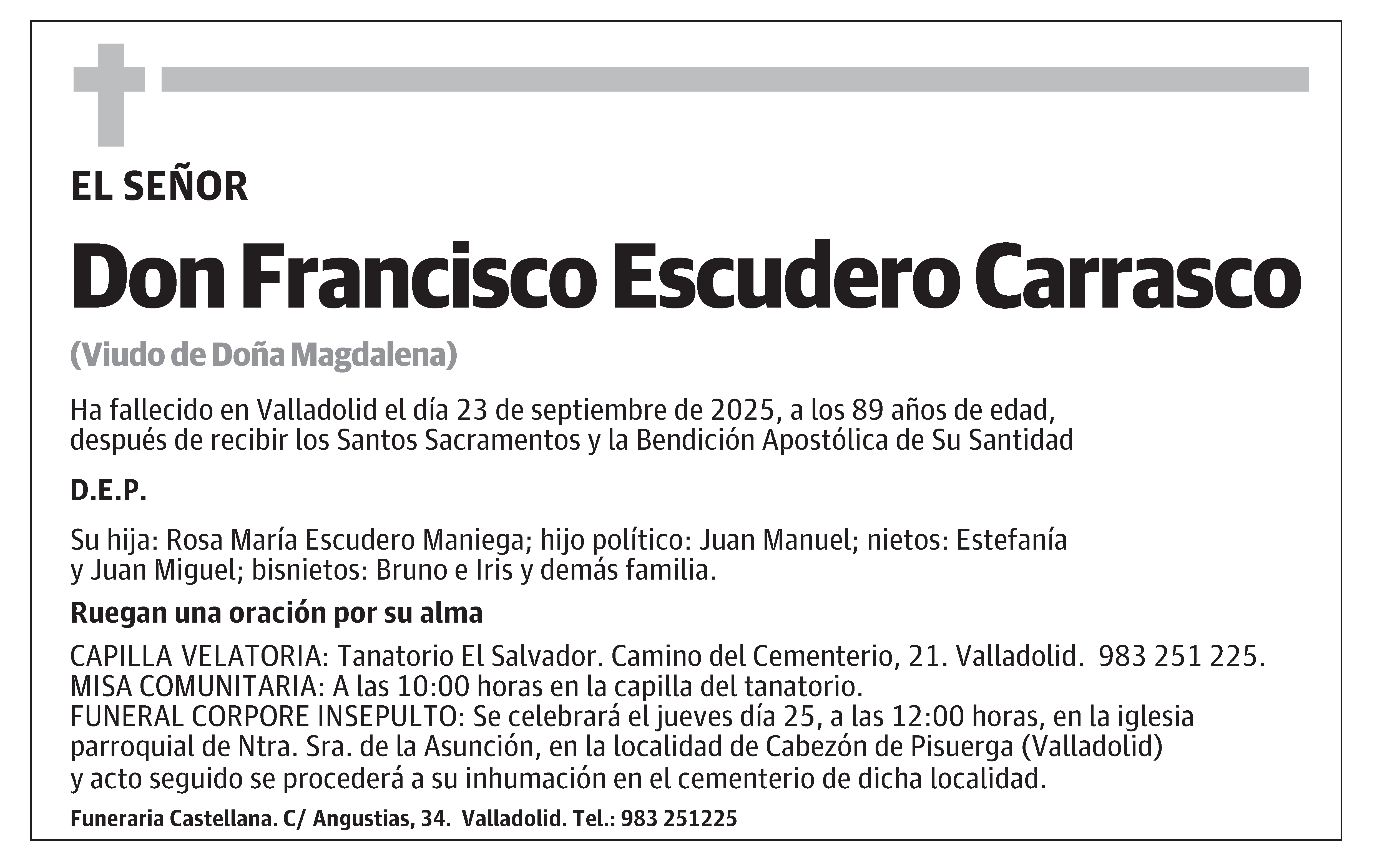 Francisco Escudero Carrasco