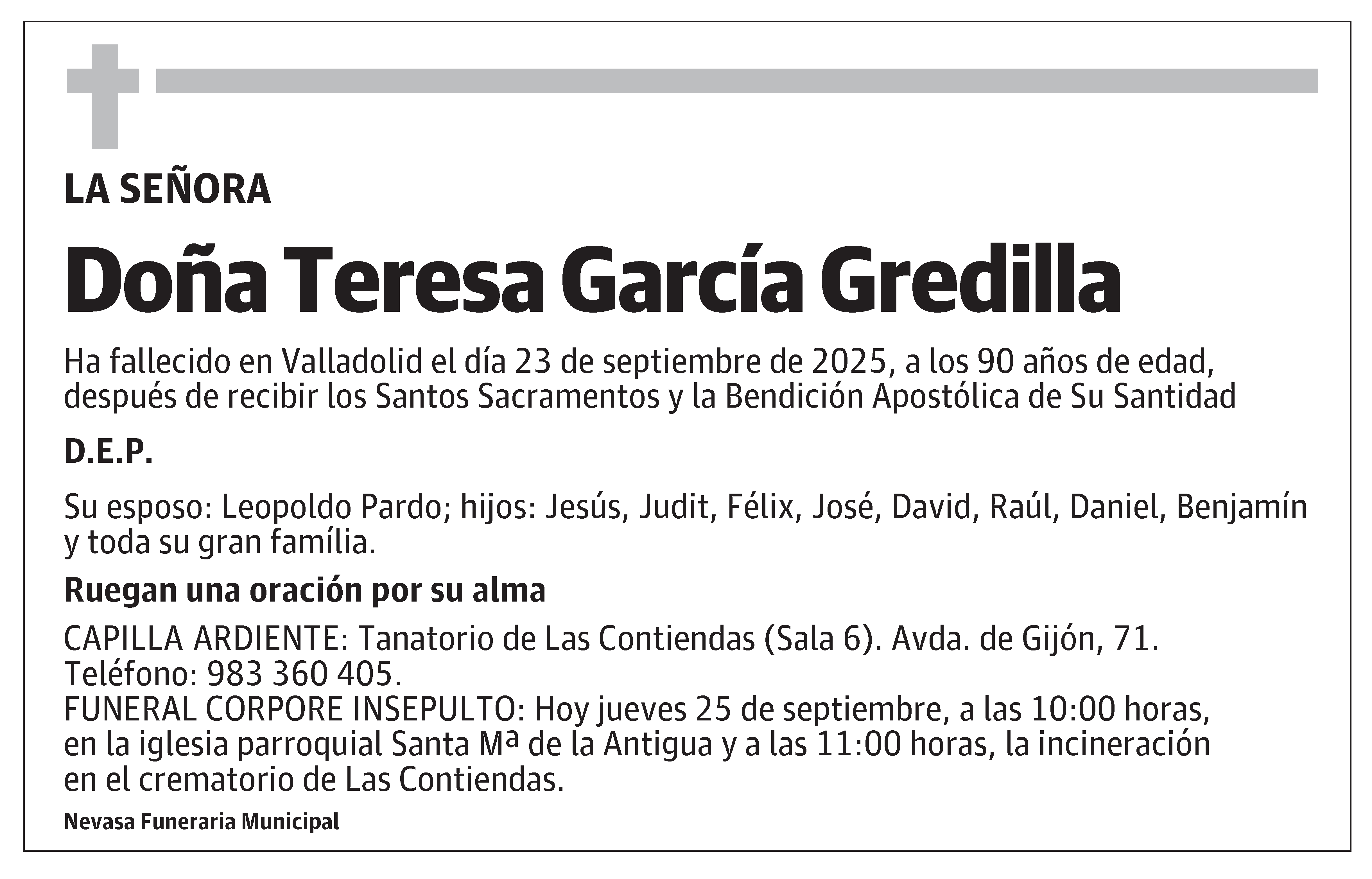 Teresa García Gredilla