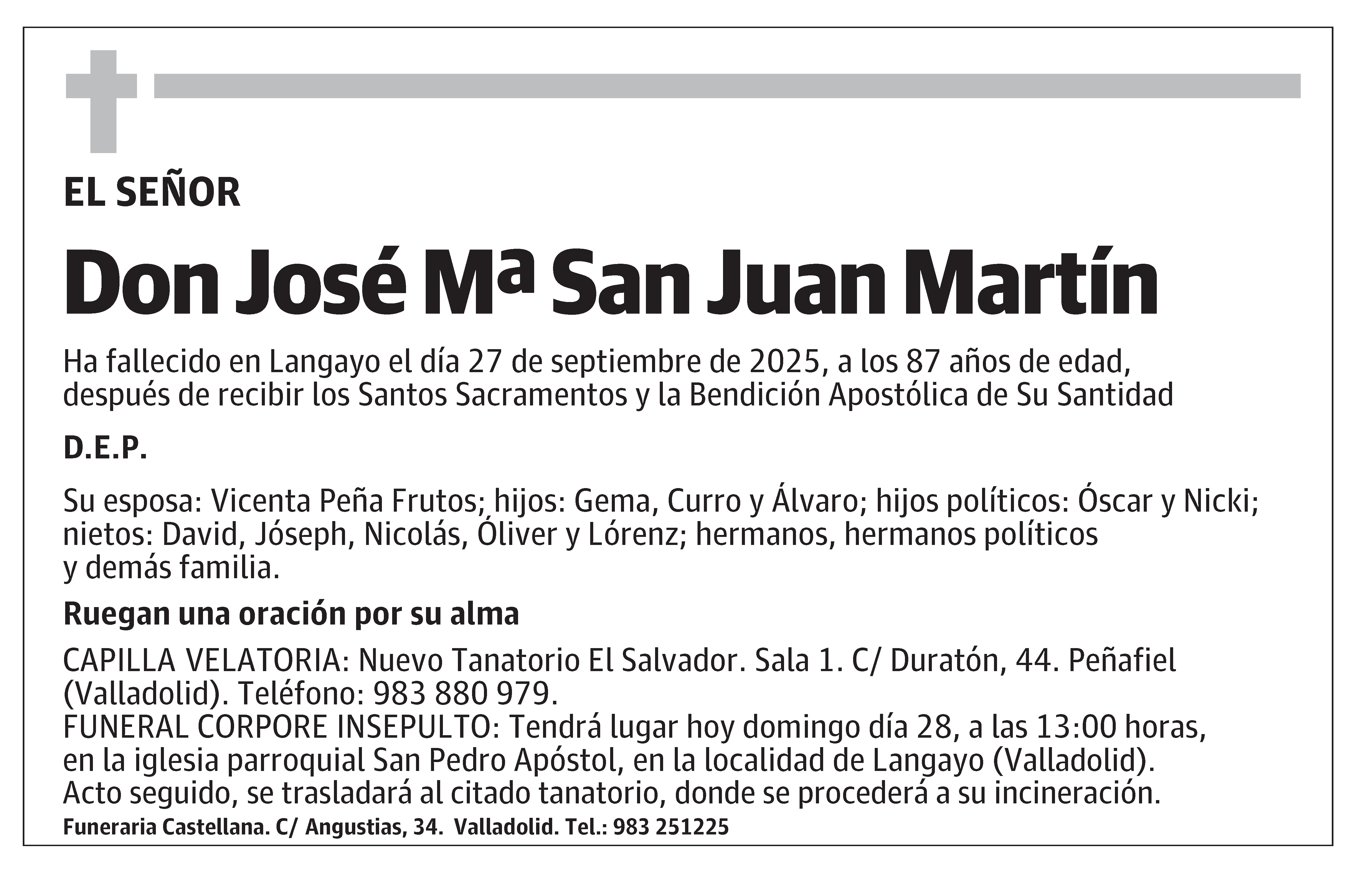 José Mª San Juan Martín