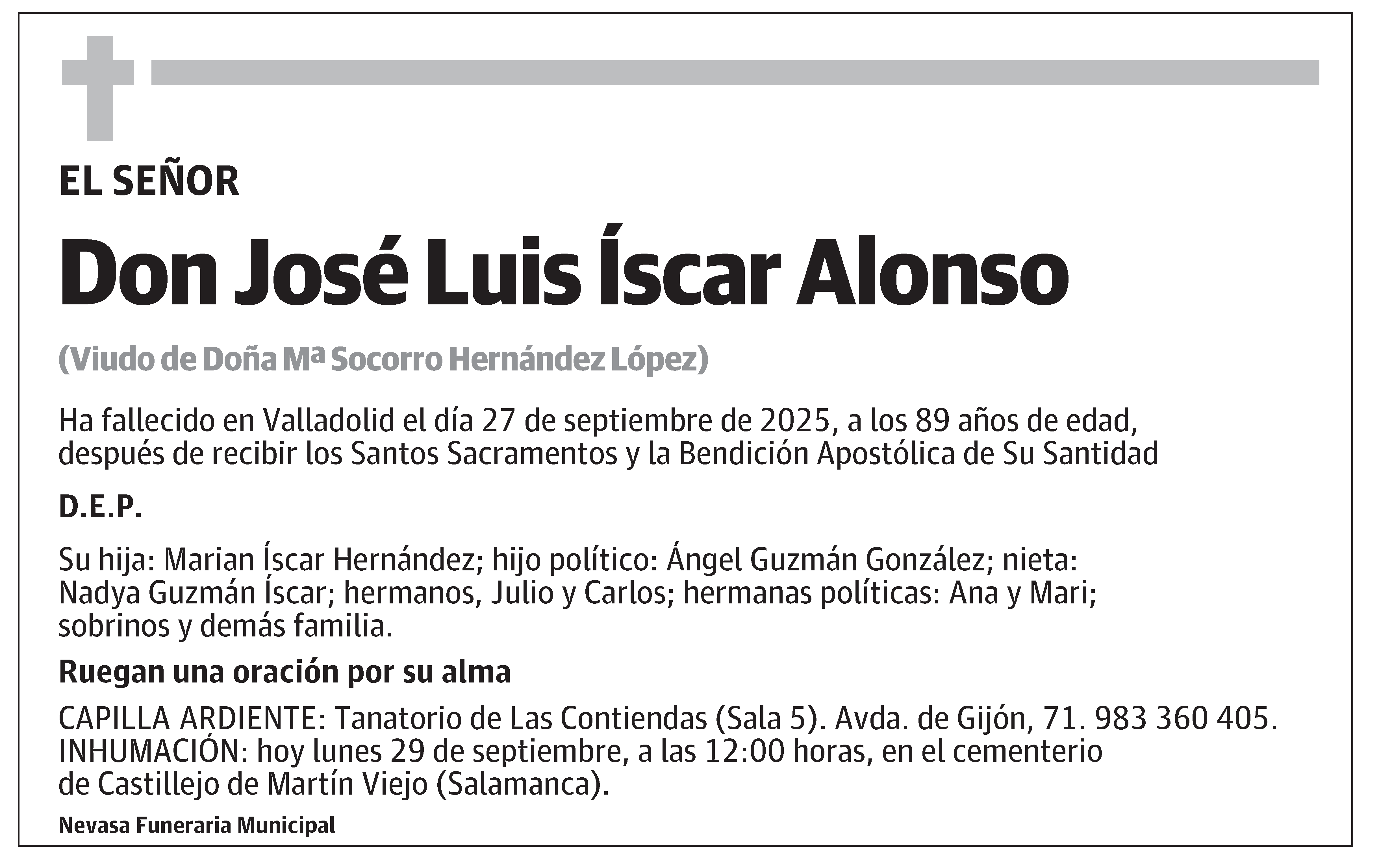 José Luis Íscar Alonso