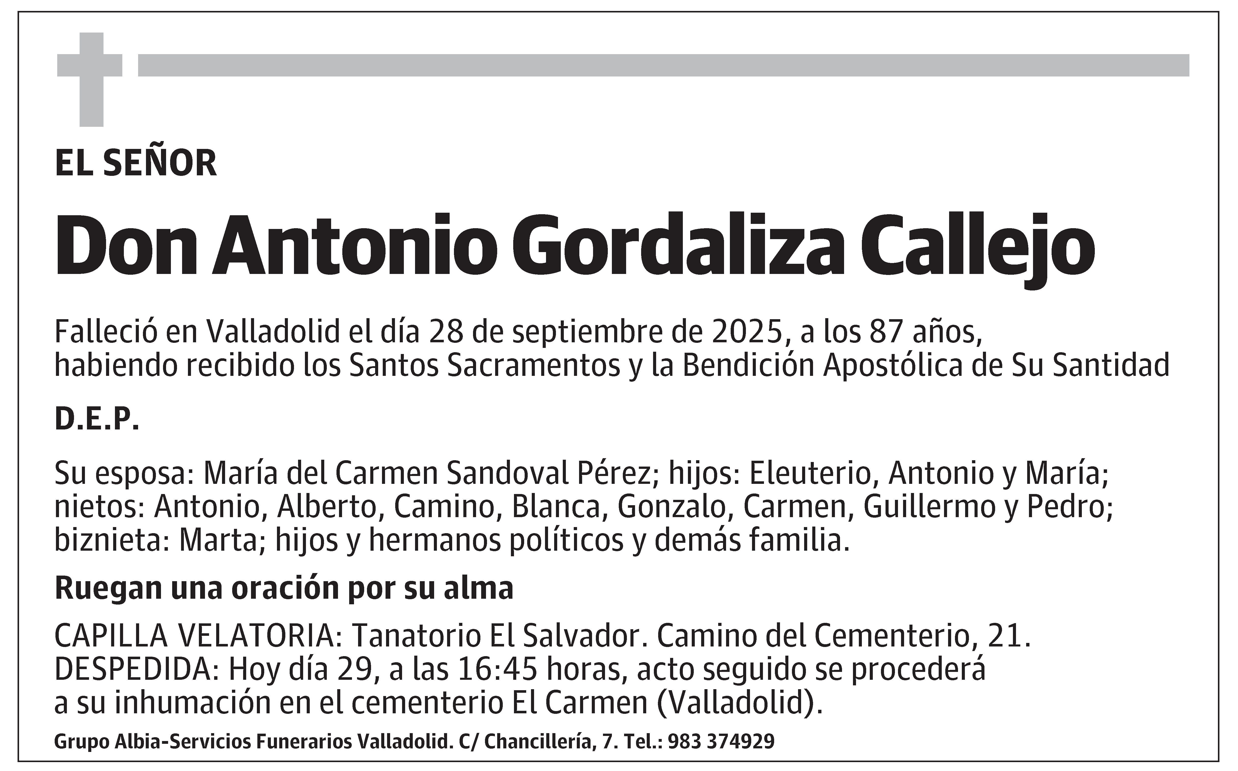 Antonio Gordaliza Callejo