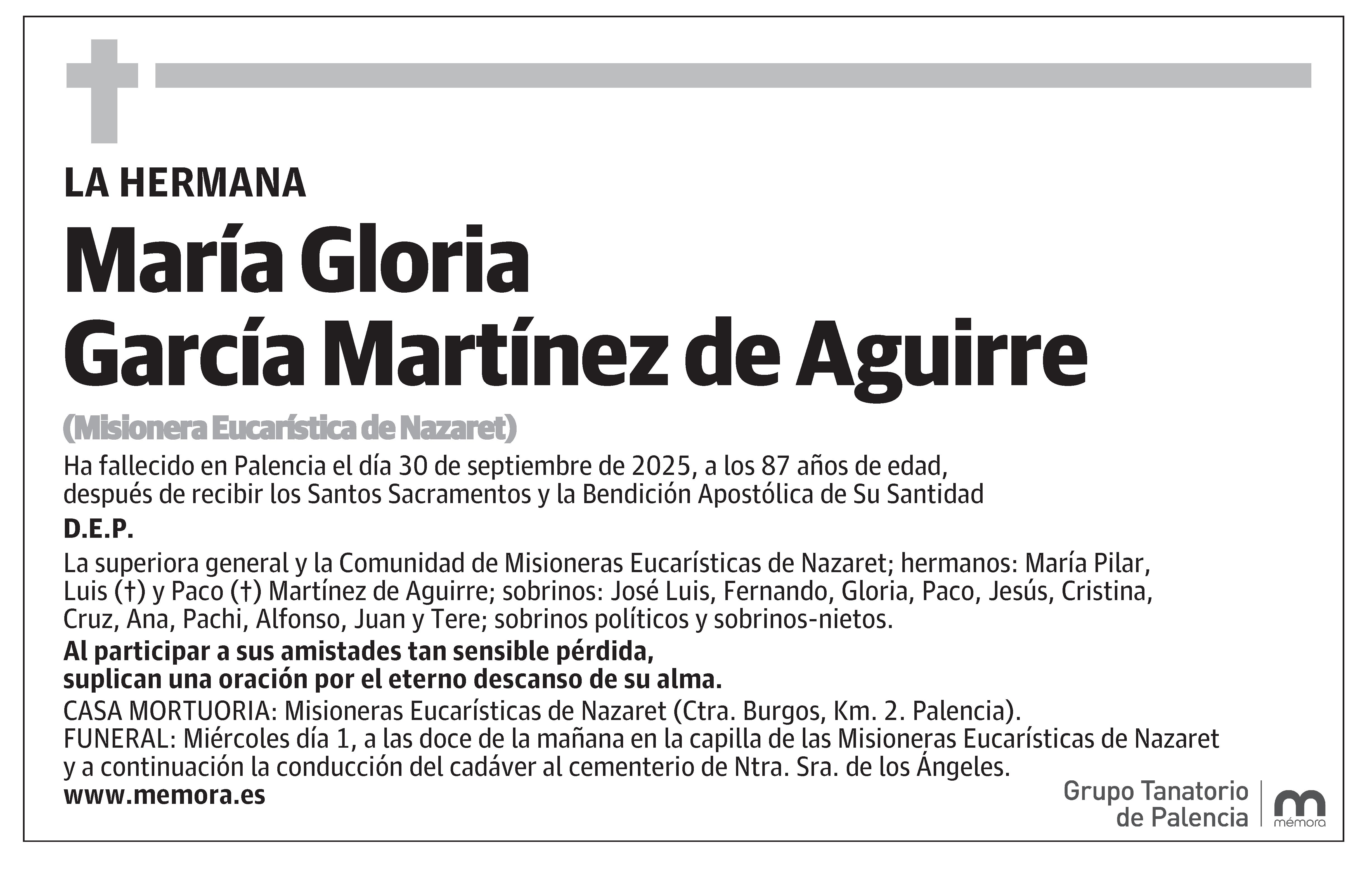María Gloria García Martínez de Aguirre