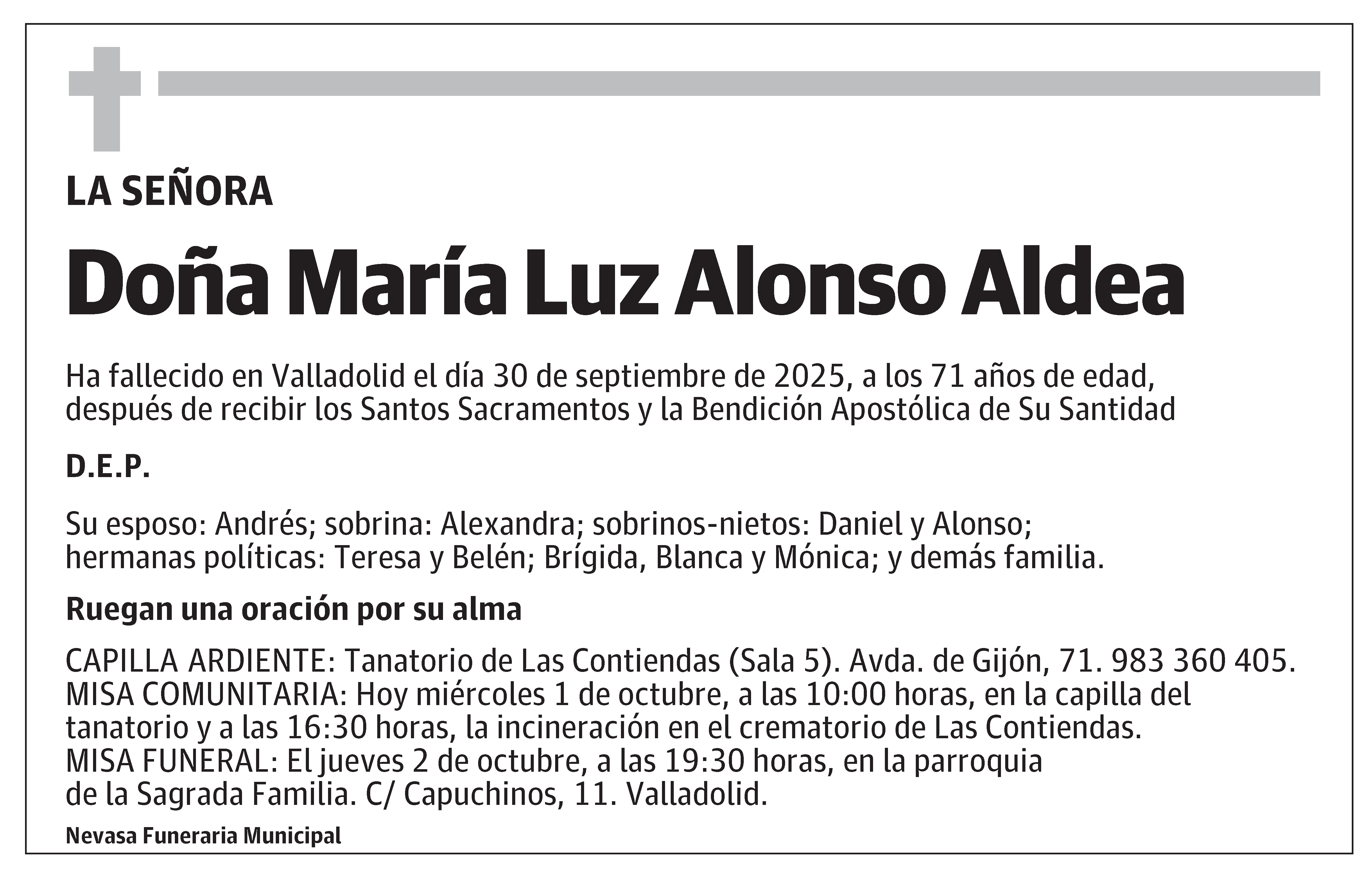 María Luz Alonso Aldea
