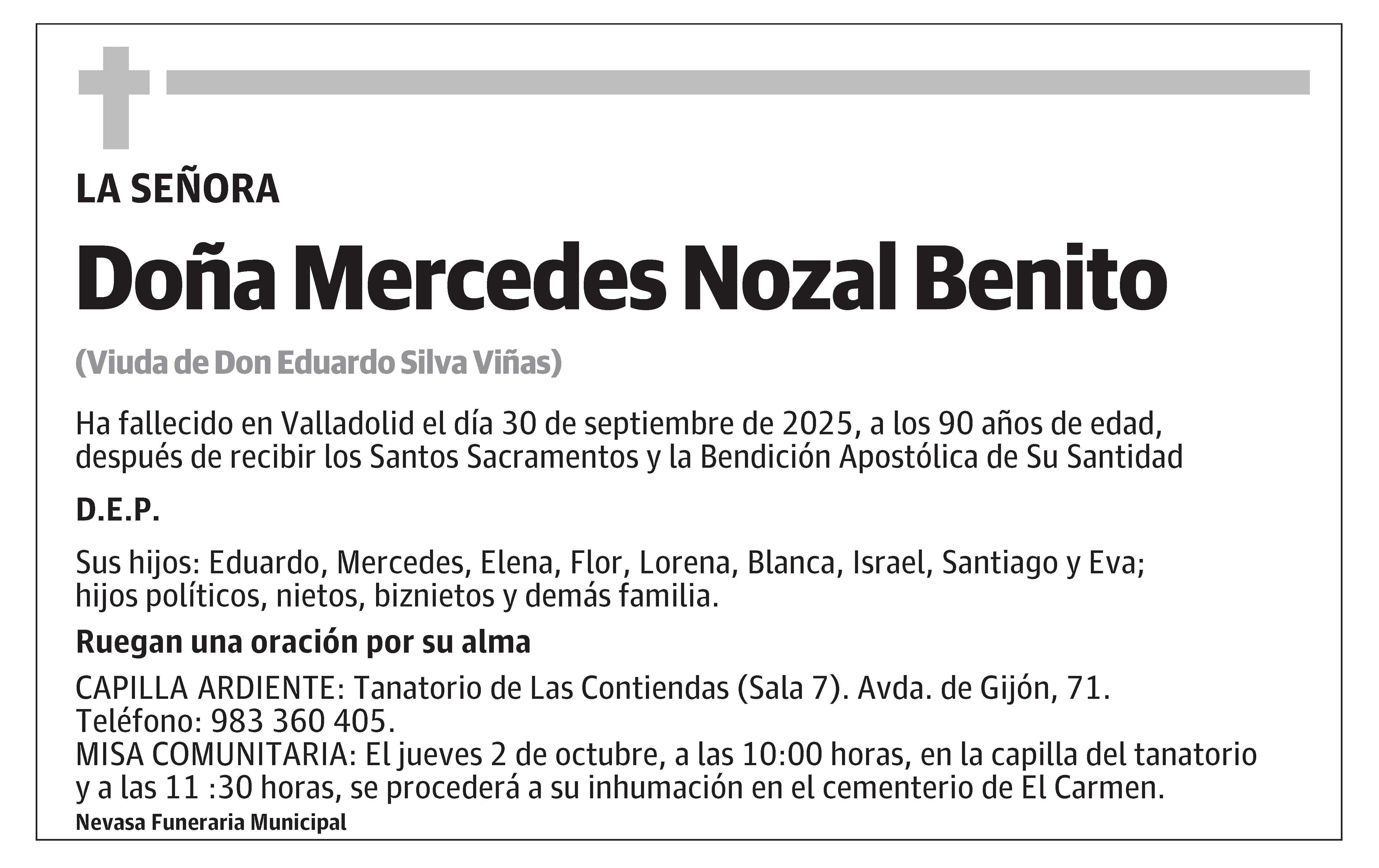 Mercedes Nozal Benito