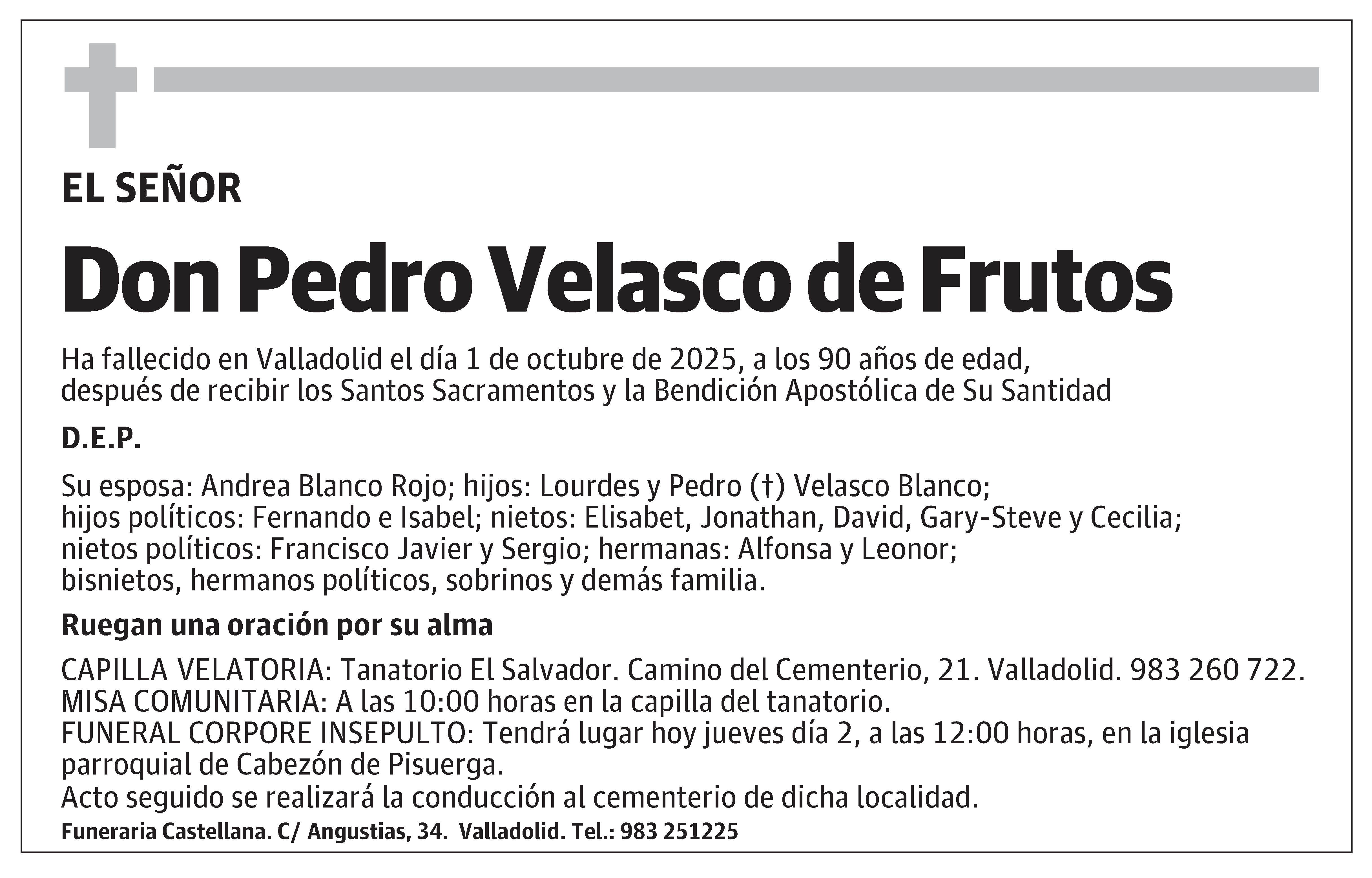 Pedro Velasco de Frutos