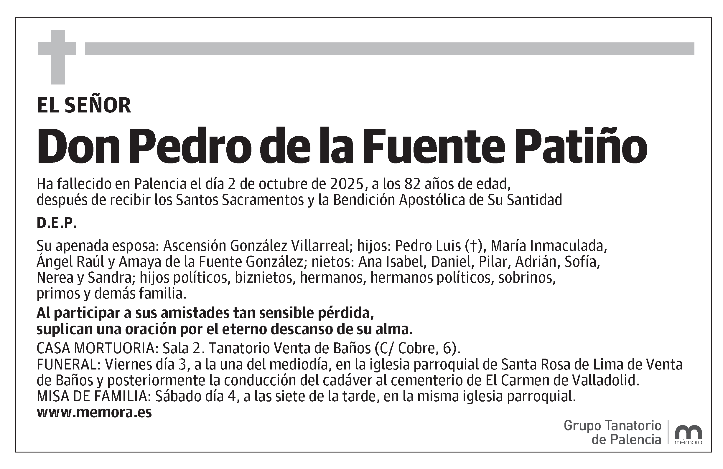 Pedro de la Fuente Patiño