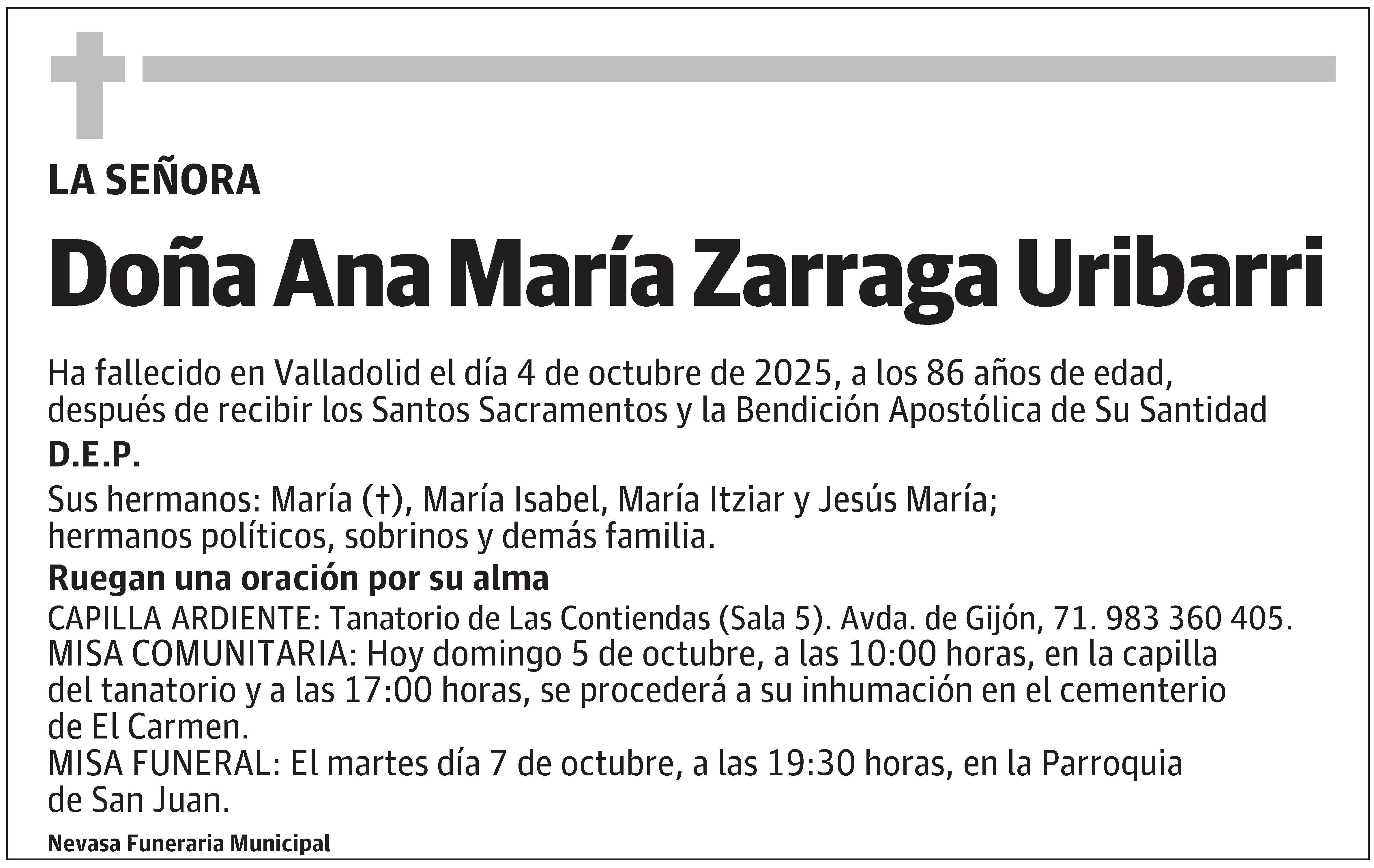 Ana María Zarraga Uribarri