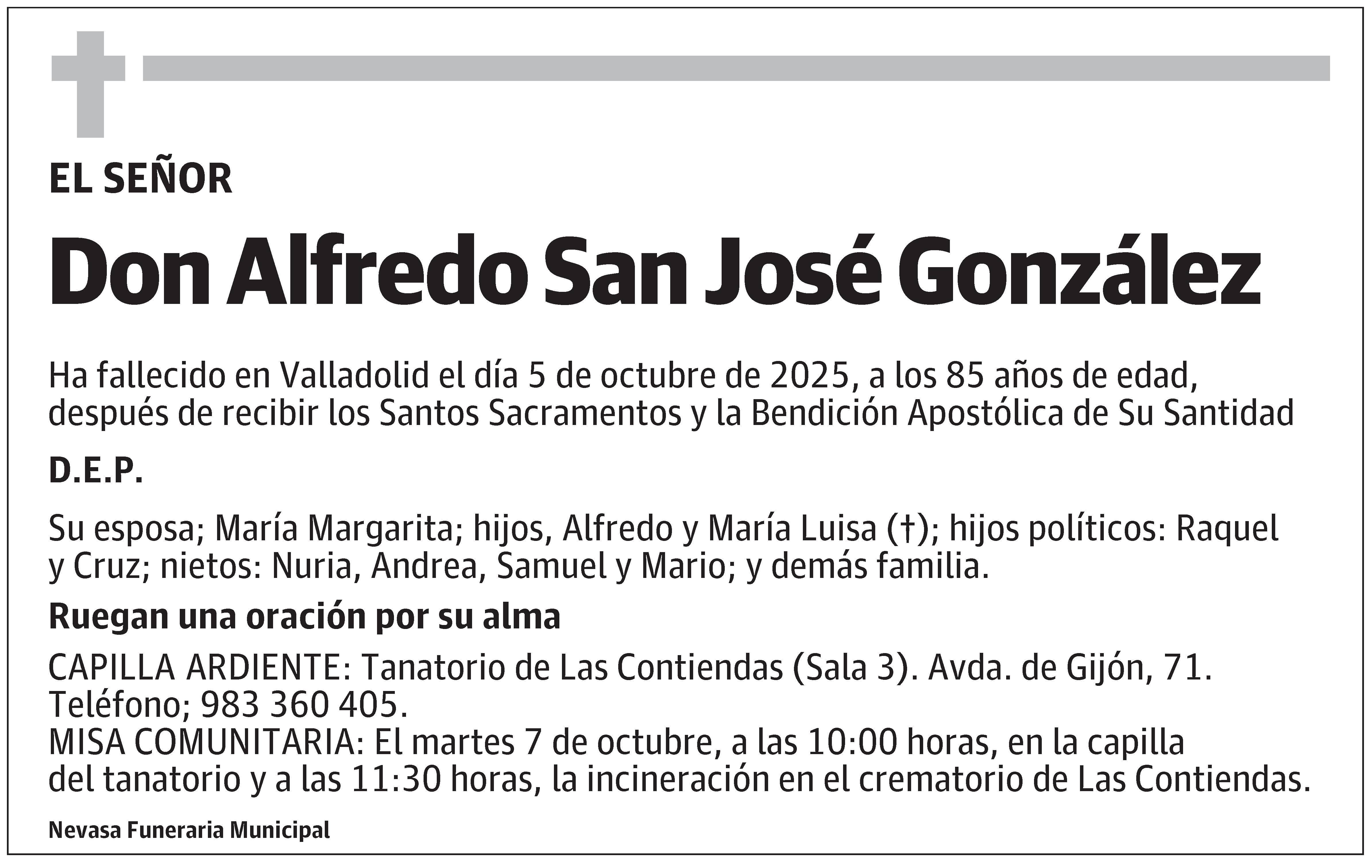 Alfredo San José González