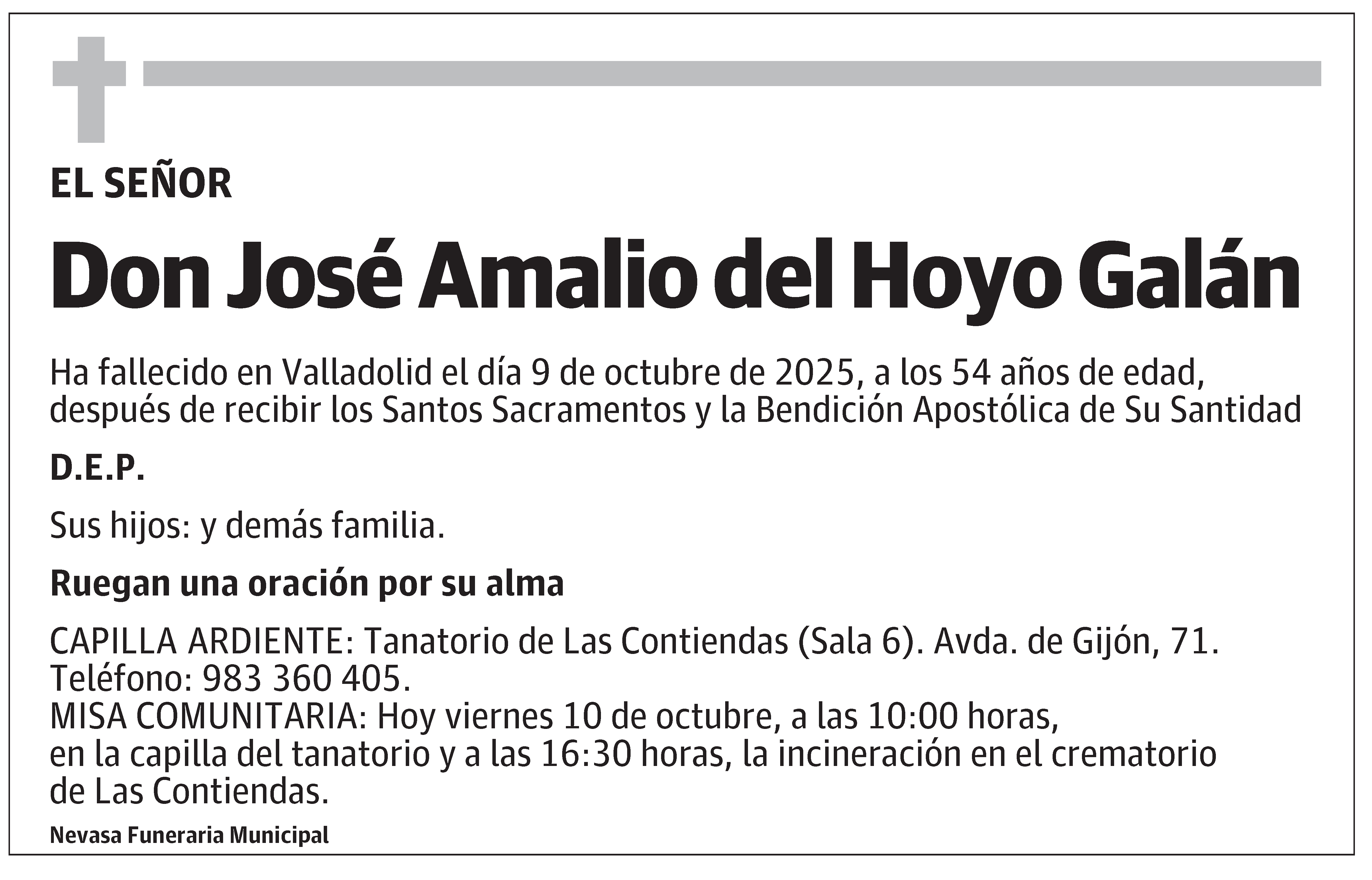 José Amalio del Hoyo Galán