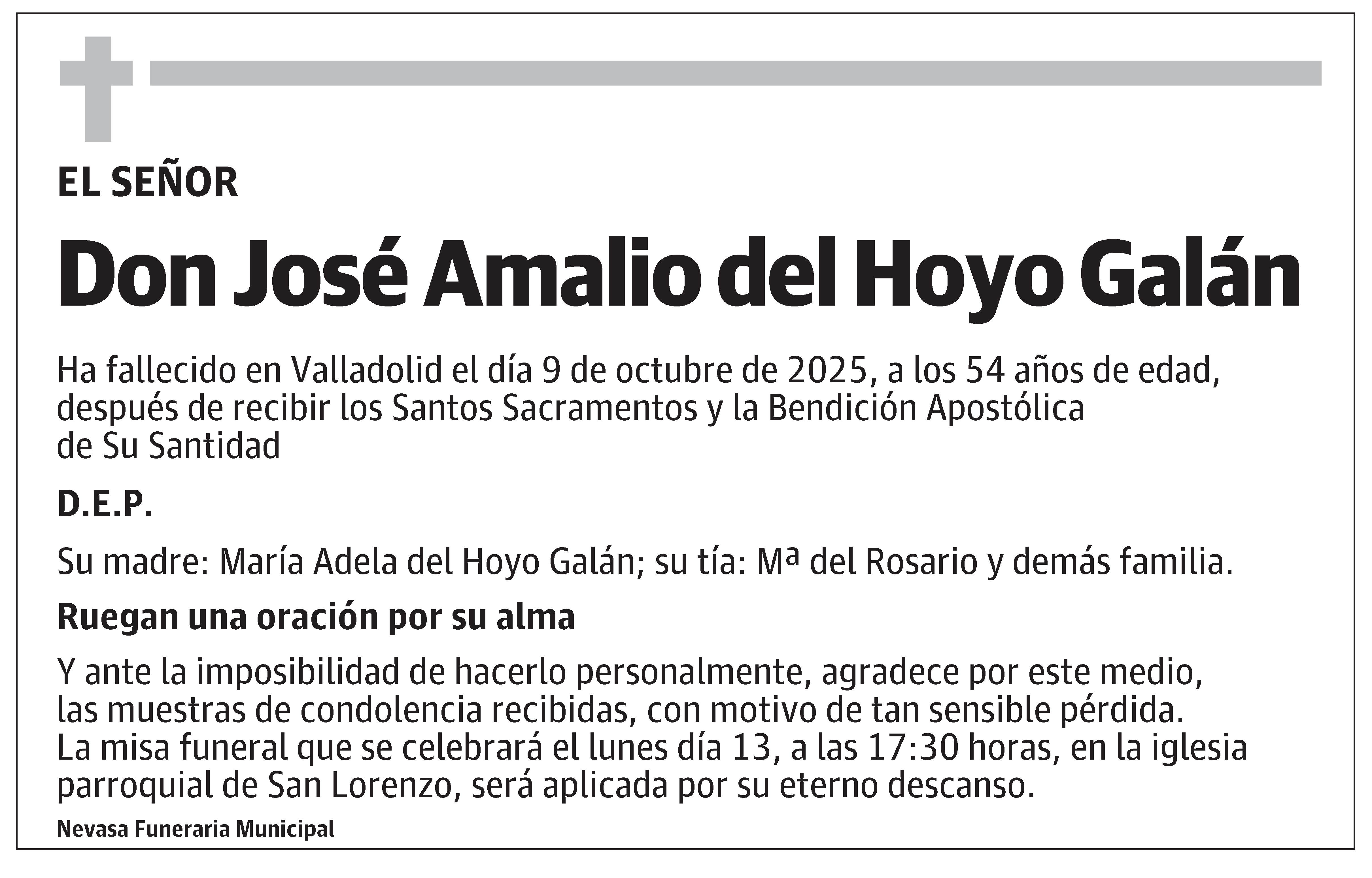 José Amalio del Hoyo Galán