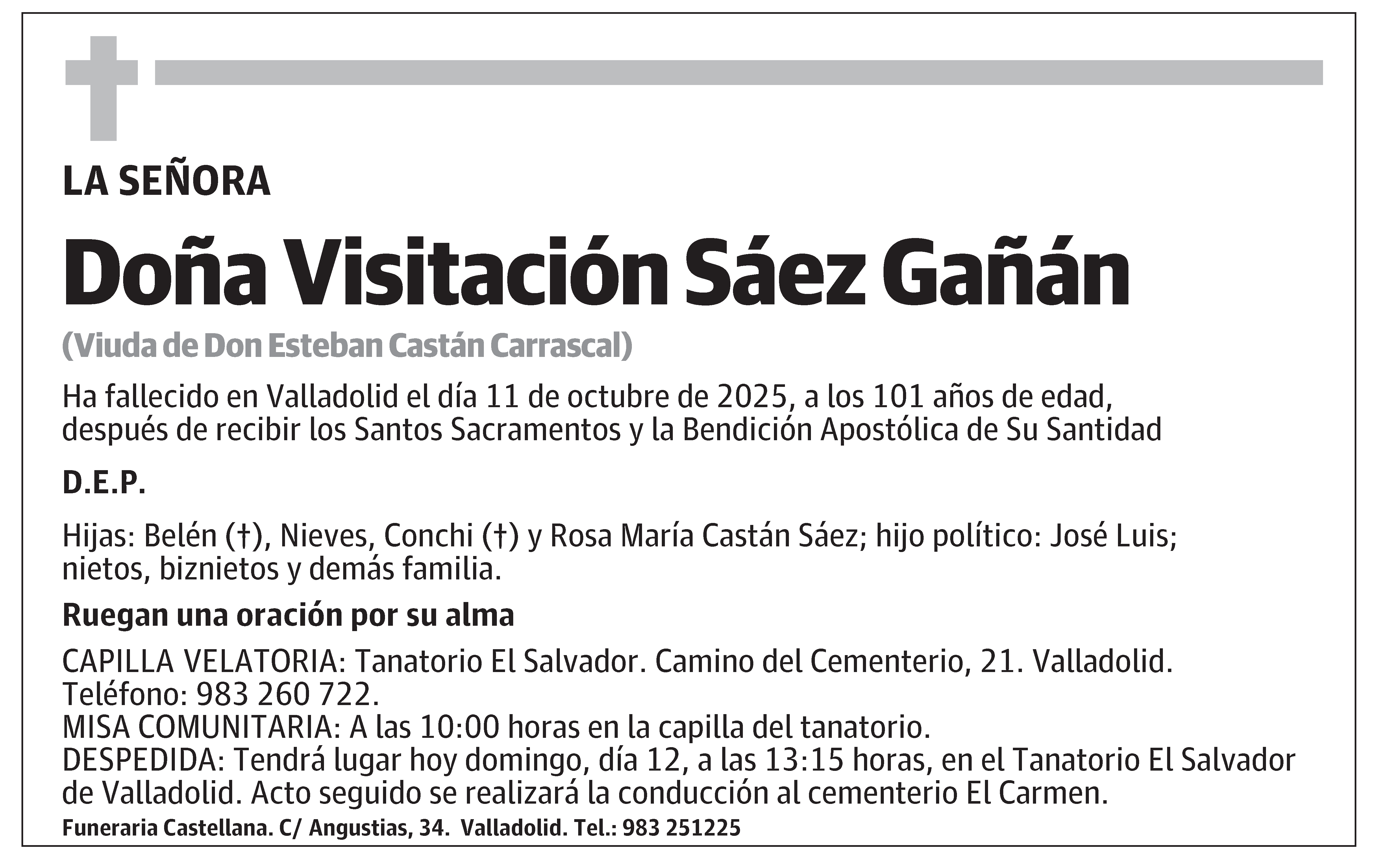 Visitación Sáez Gañán