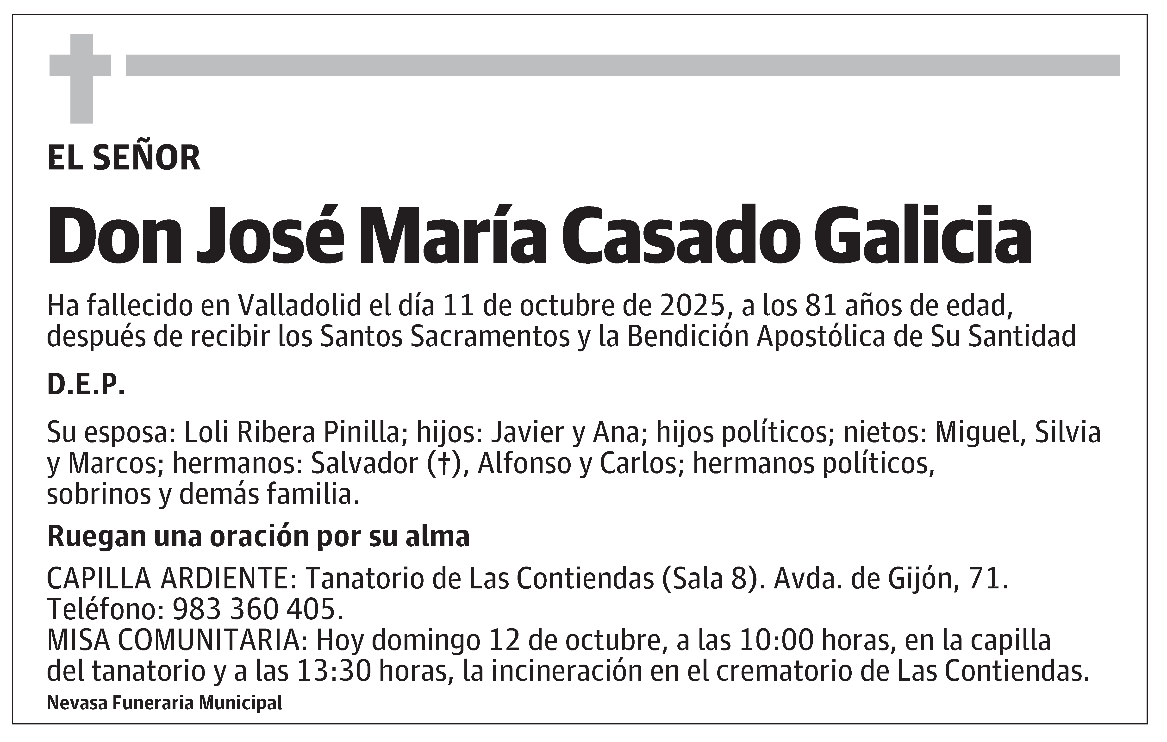 José María Casado Galicia