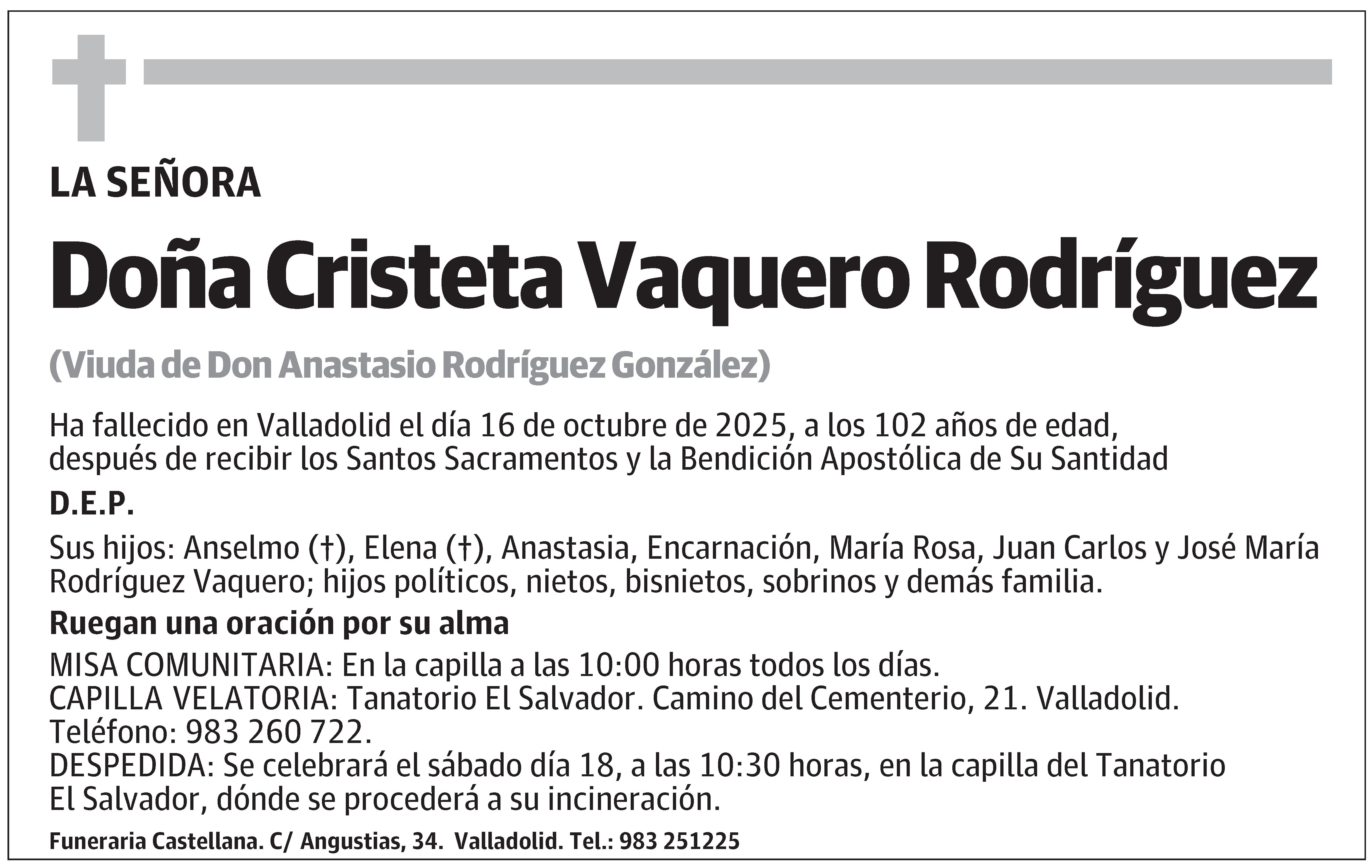 Cristeta Vaquero Rodríguez