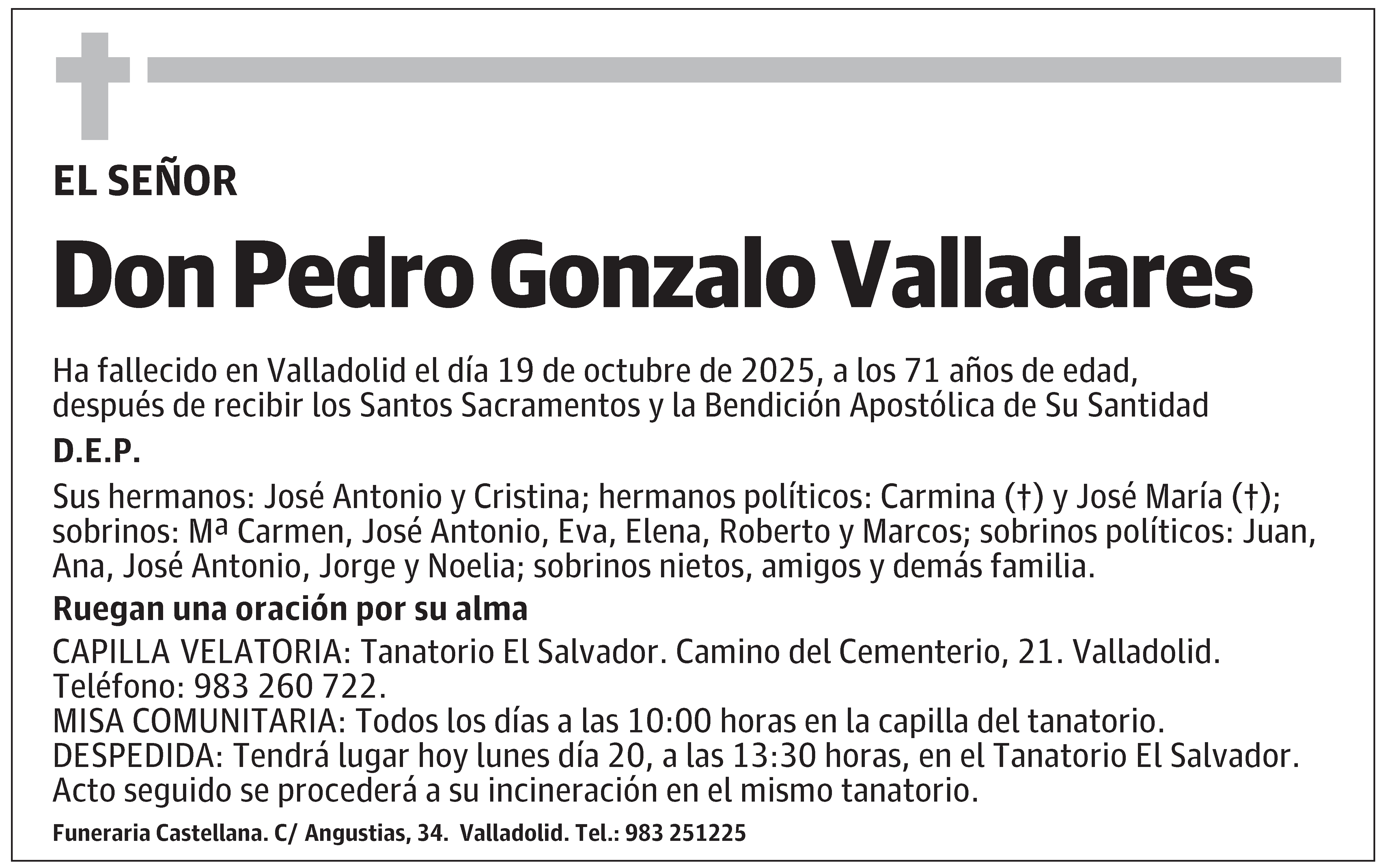 Pedro Gonzalo Valladares