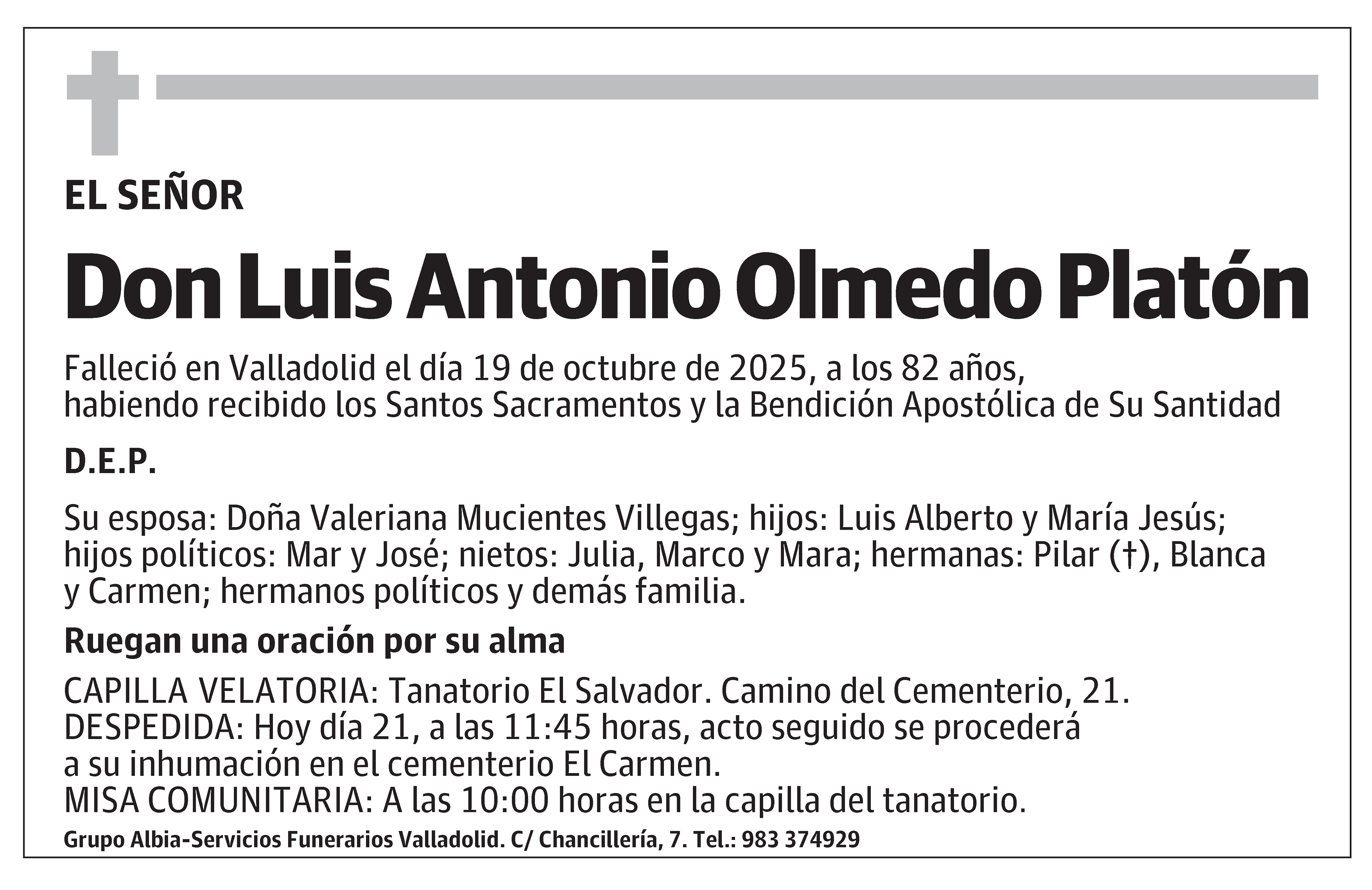 Luis Antonio Olmedo Platón