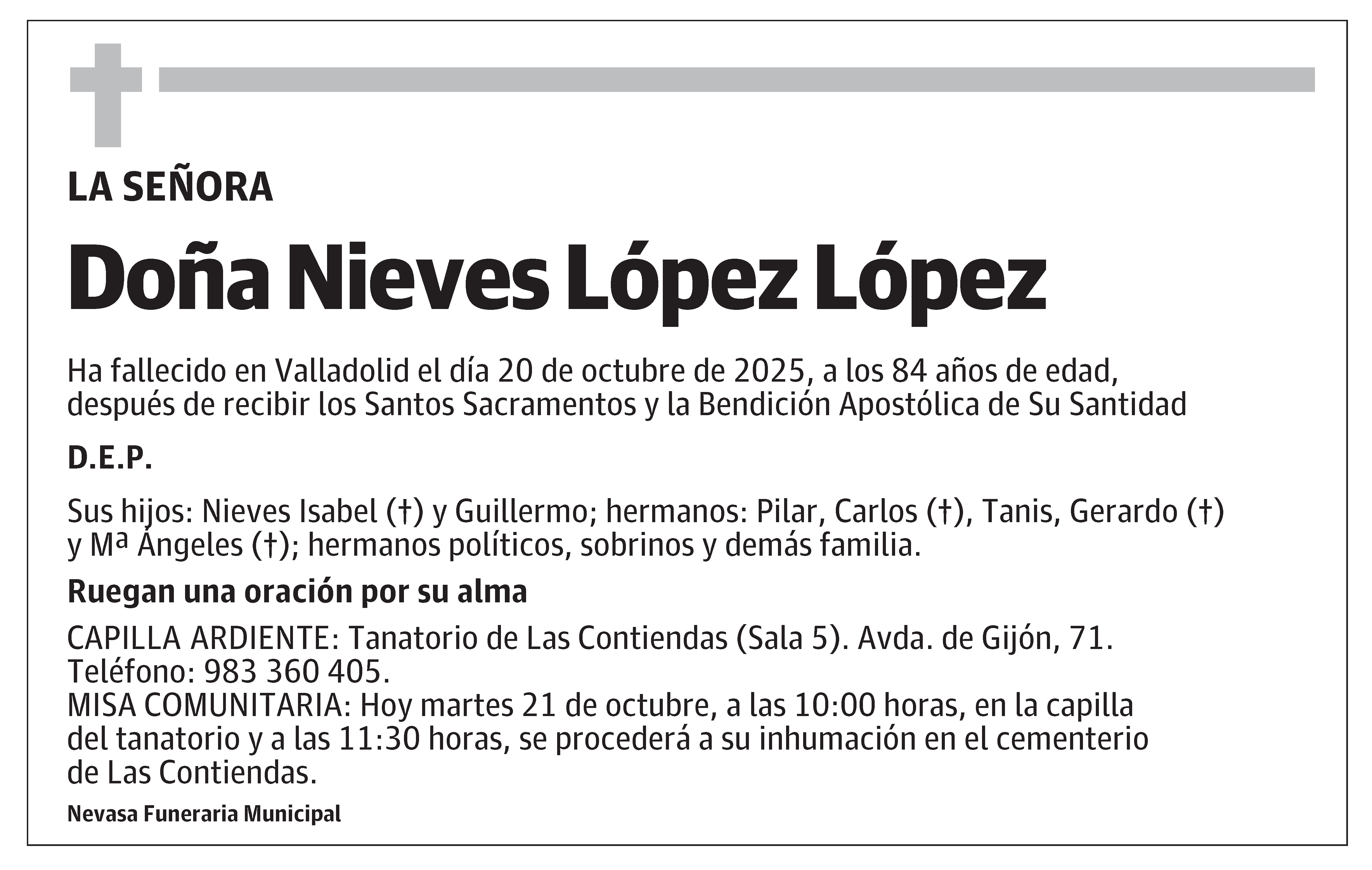 Nieves López López