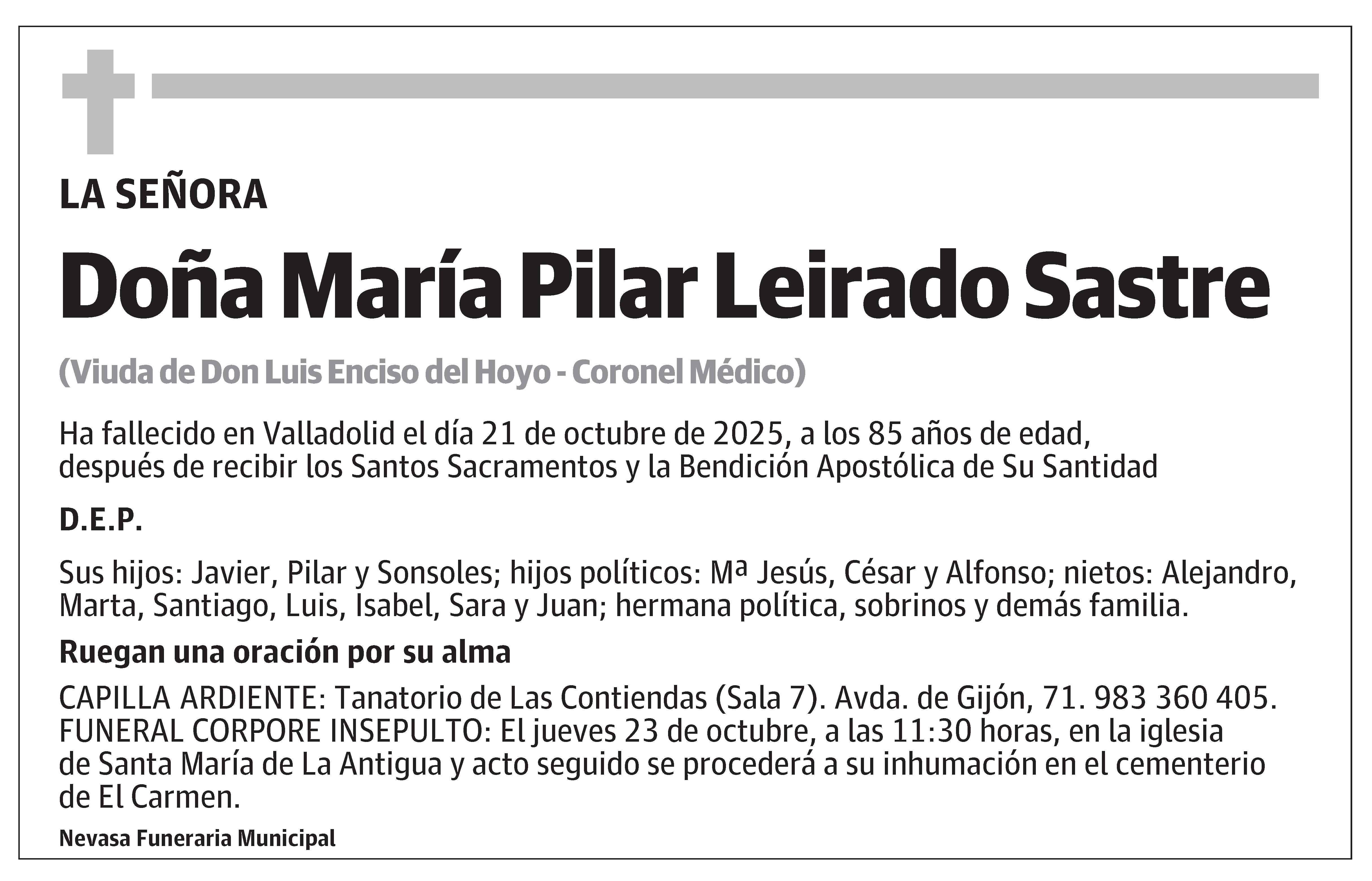 María Pilar Leirado Sastre