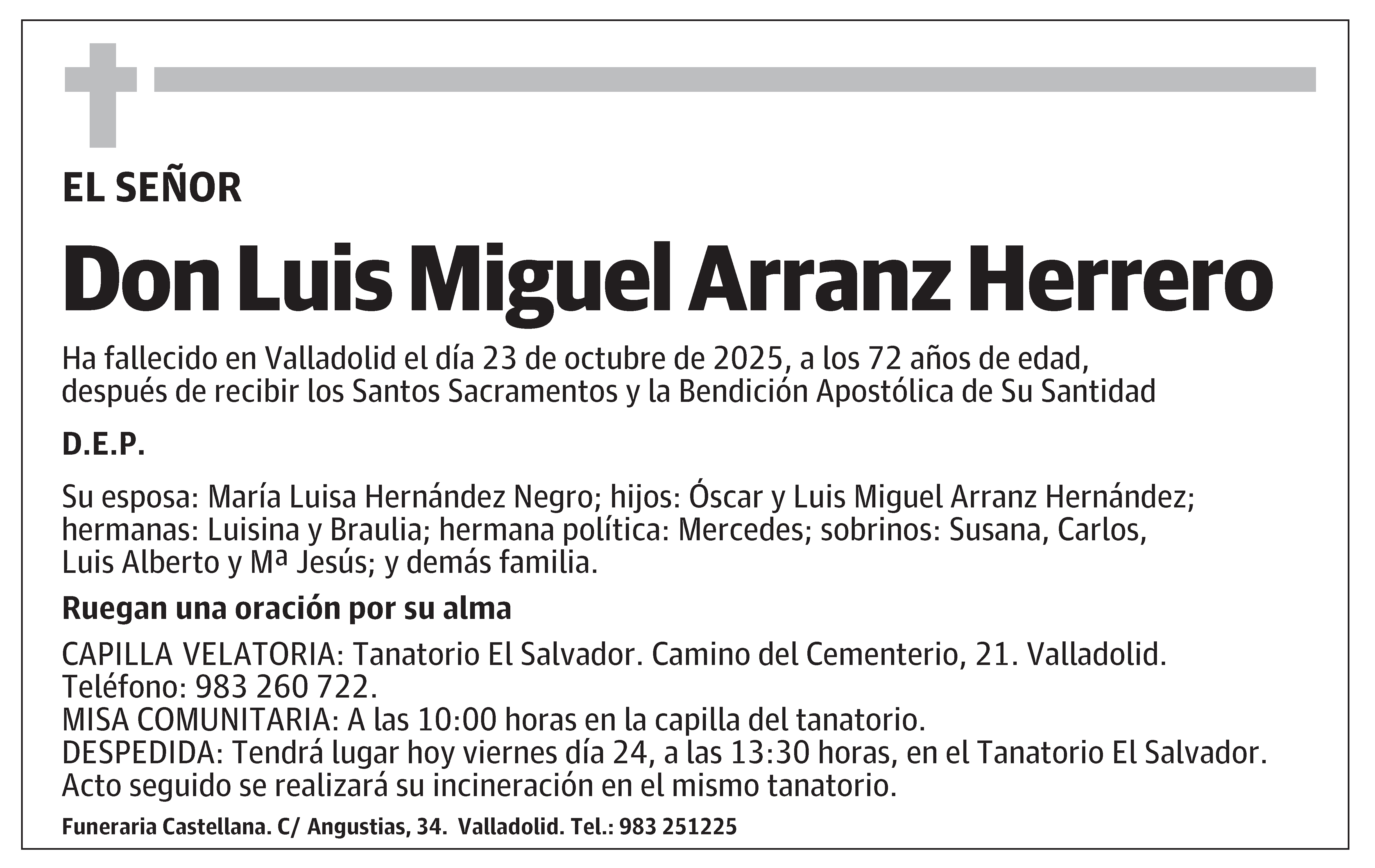 Luis Miguel Arranz Herrero